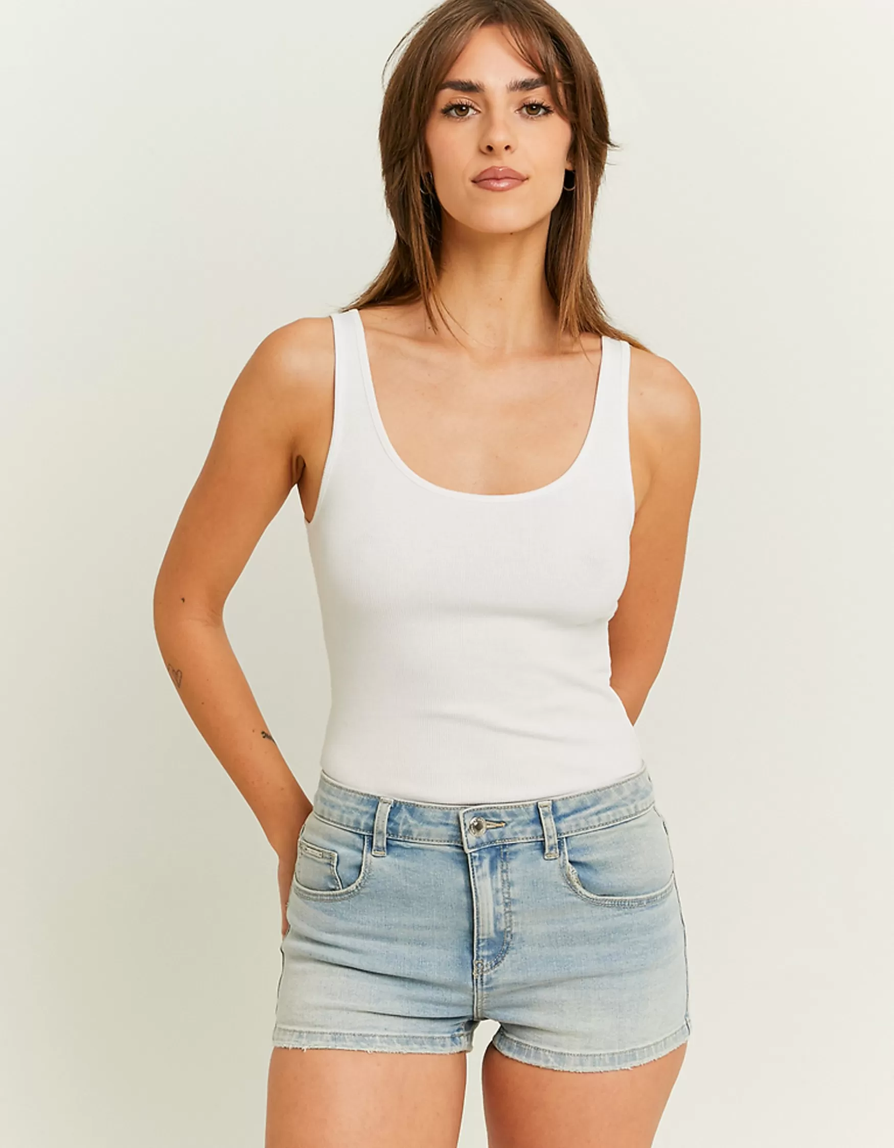 Outlet Mini Short Cargo Taille Mi-Haute Shorts