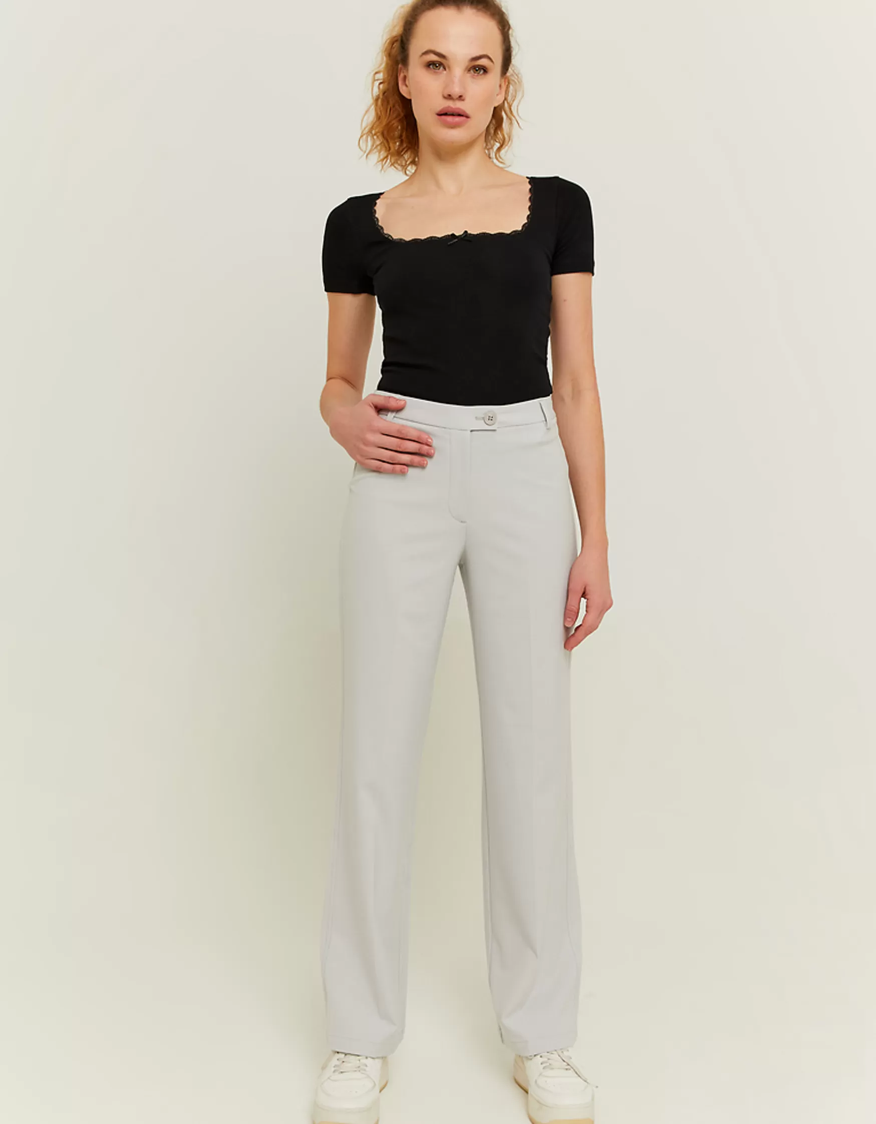 Outlet Pantalon ample à jambes droites Pantalons