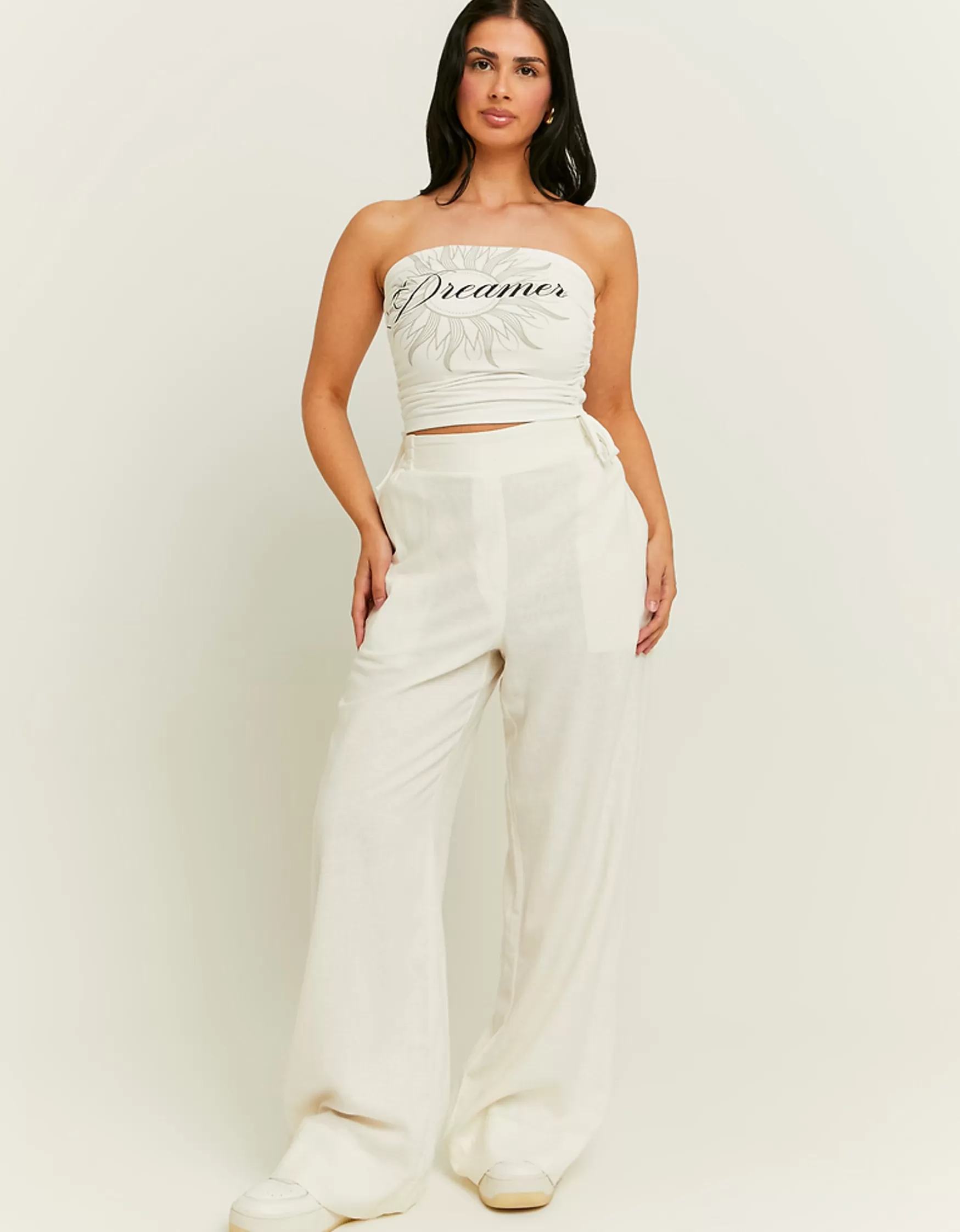 Cheap Pantalon Wide Leg Toucher Lin Pantalons