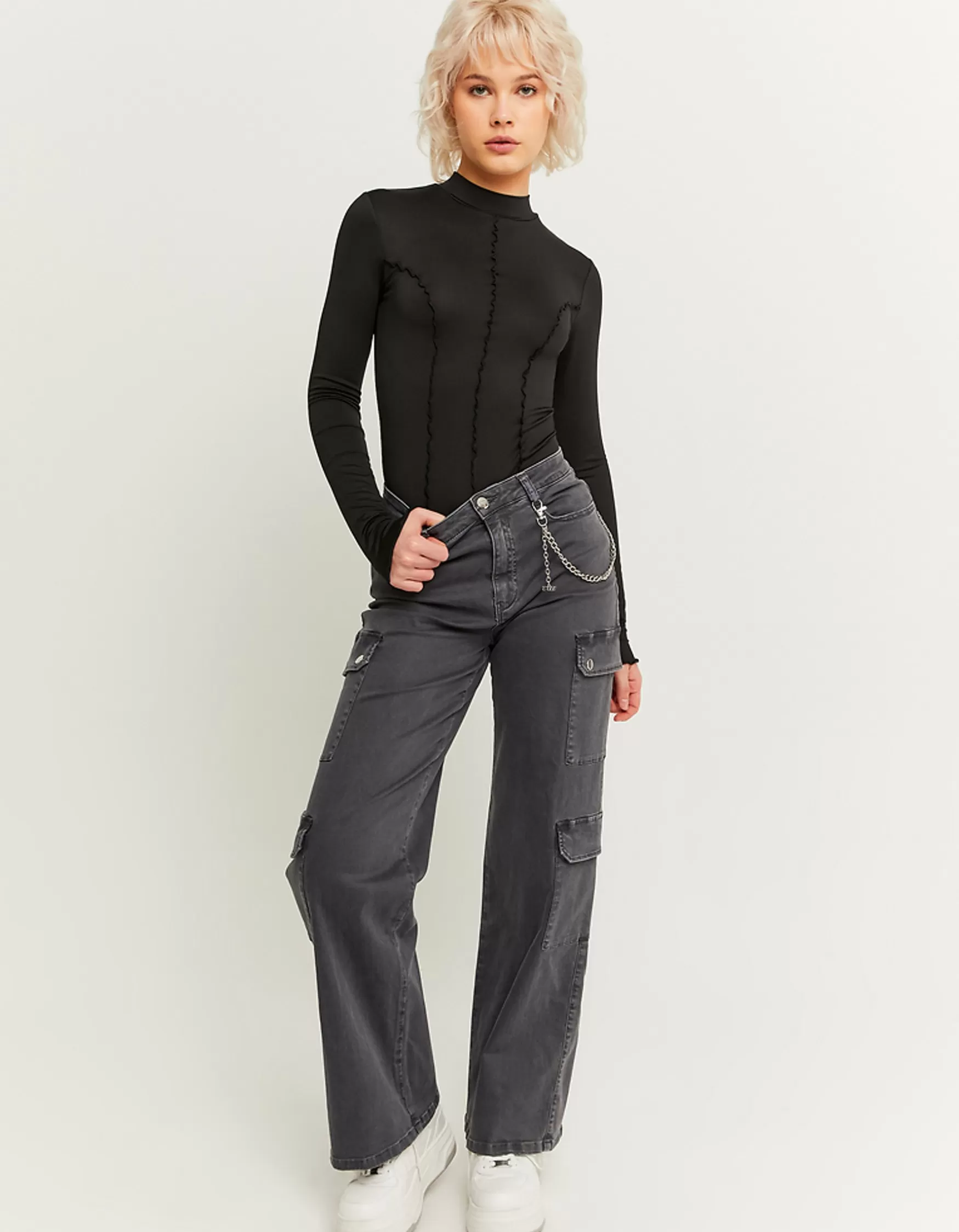 Clearance Pantalon Cargo Taille Haute Pantalons | Cargo & Parachute