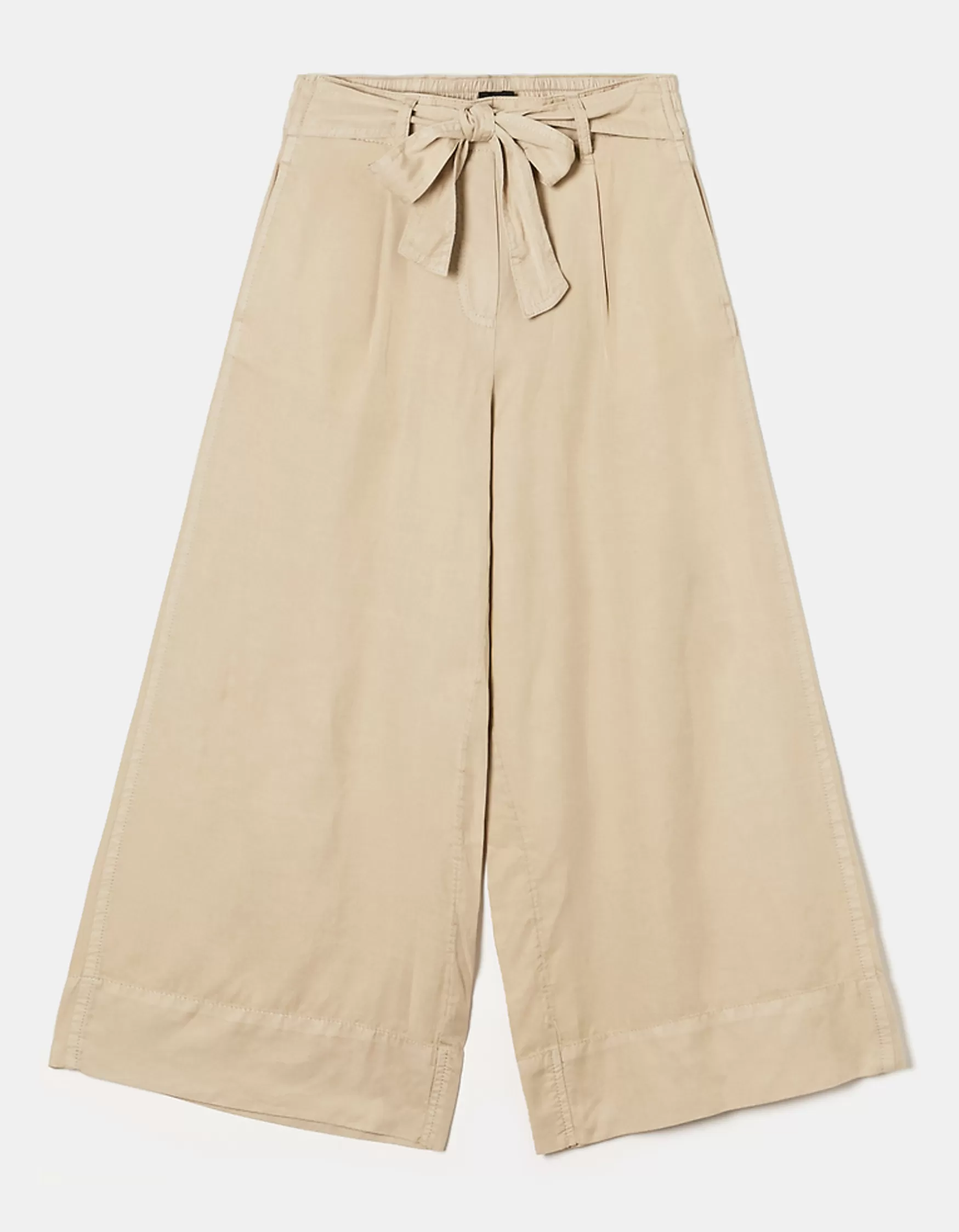 Cheap Pantalon culotte avec nœud Pantalons