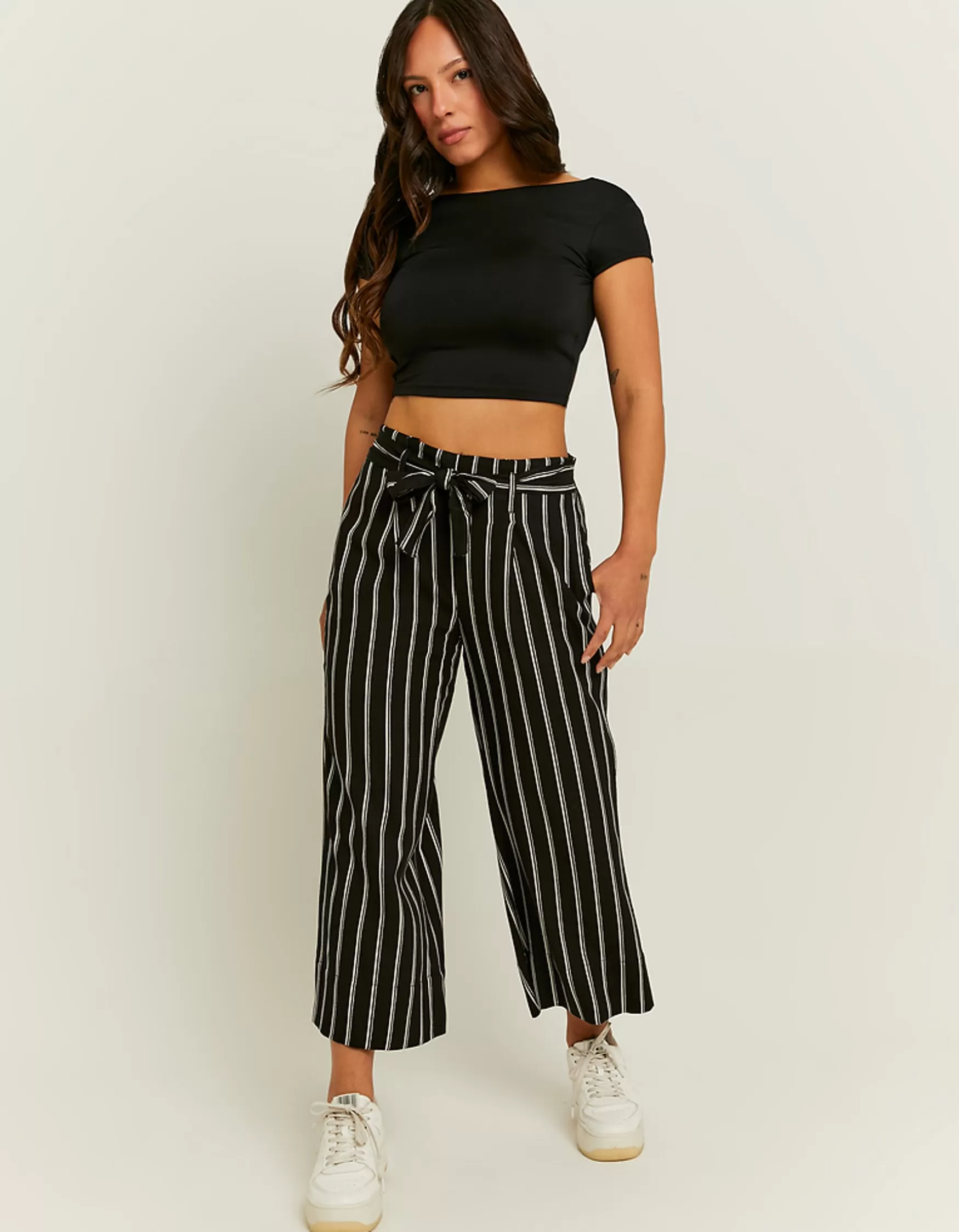 Outlet Pantalon Culotte Imprimé Avec Nœud Pantalons