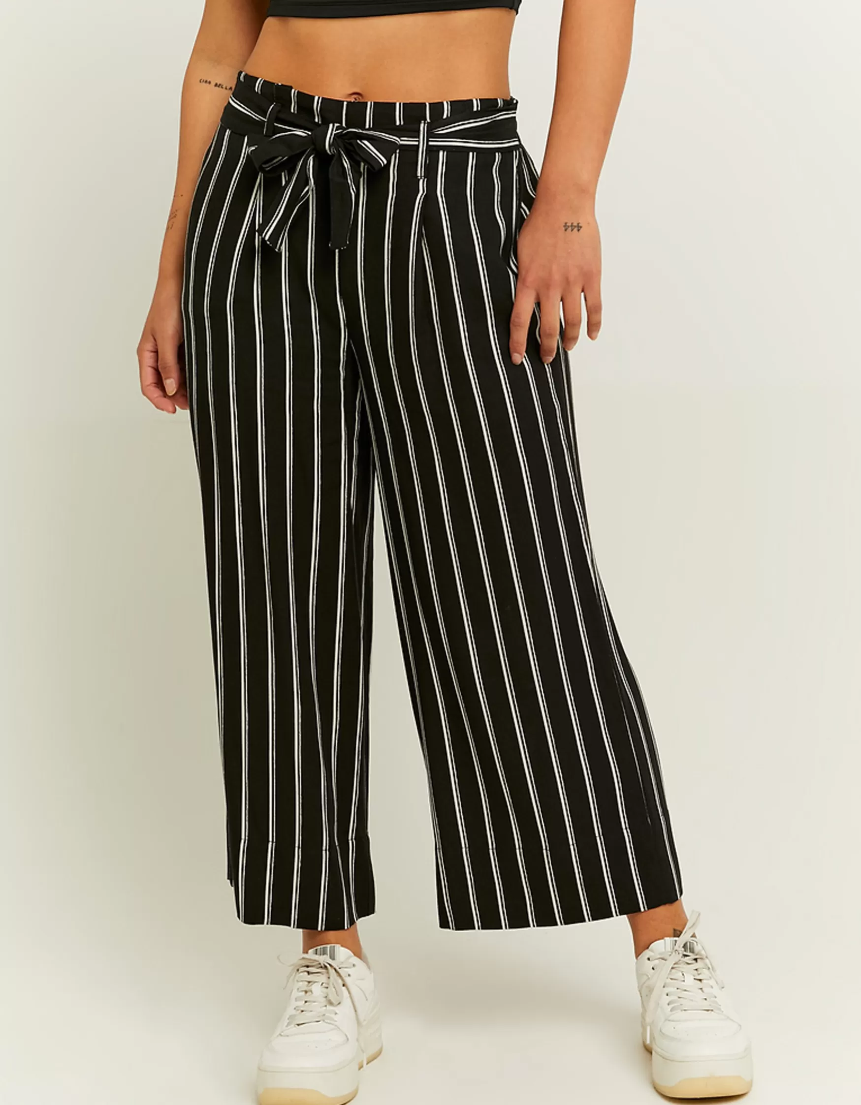 Outlet Pantalon Culotte Imprimé Avec Nœud Pantalons