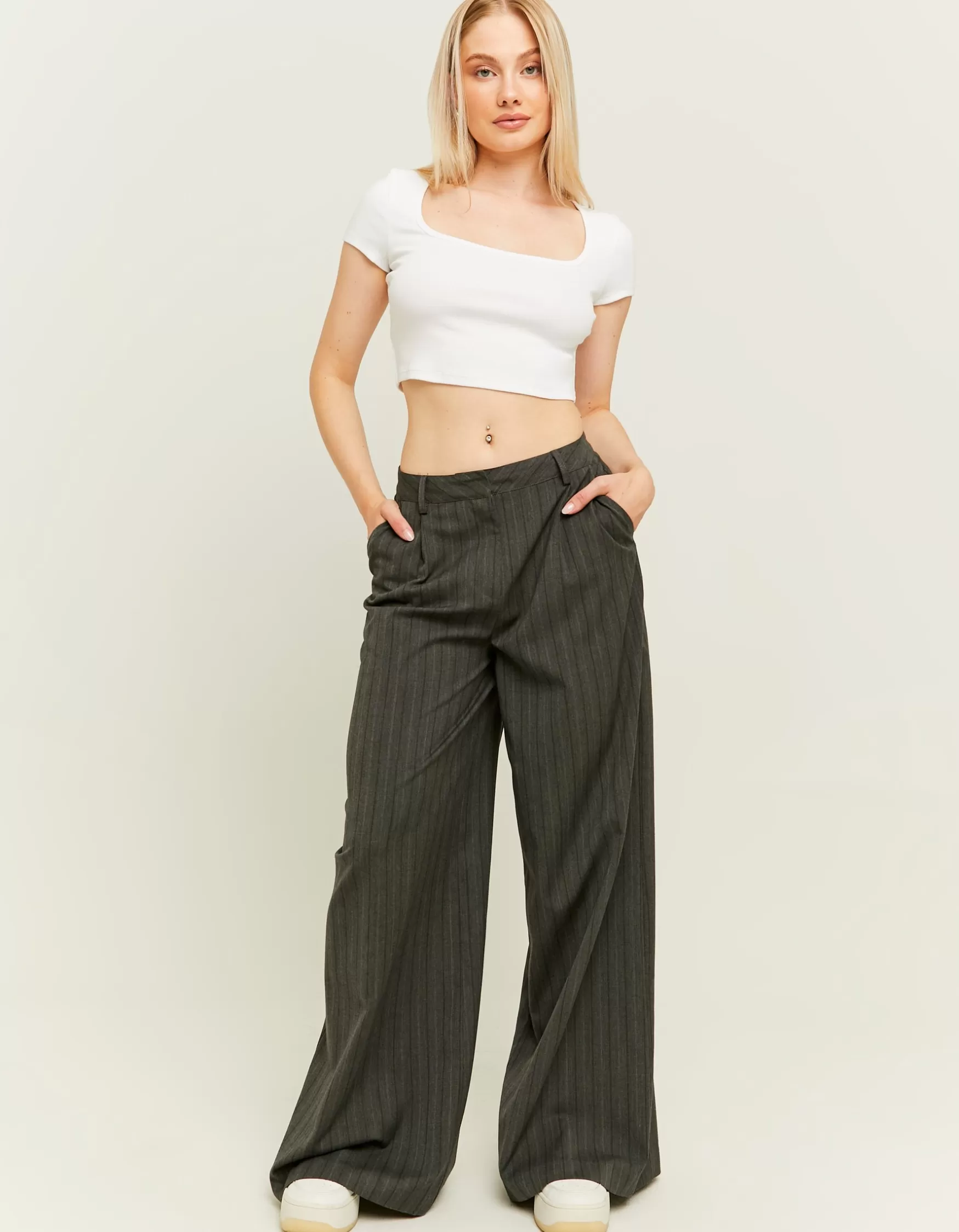 Cheap Pantalon Habillé Wide Leg Pantalons