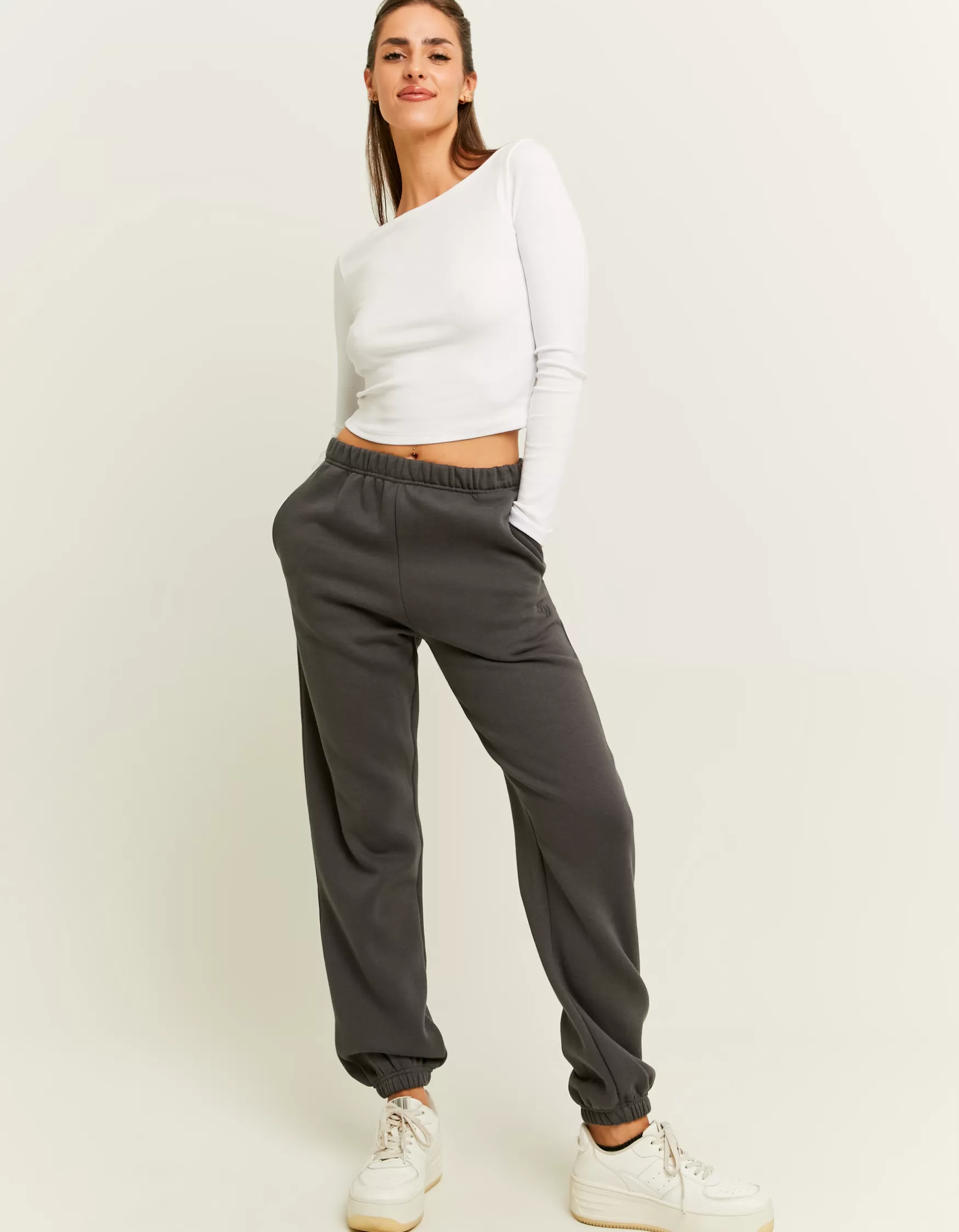 Discount Pantalon jogging décontracté taille haute Sweats & Hoodies