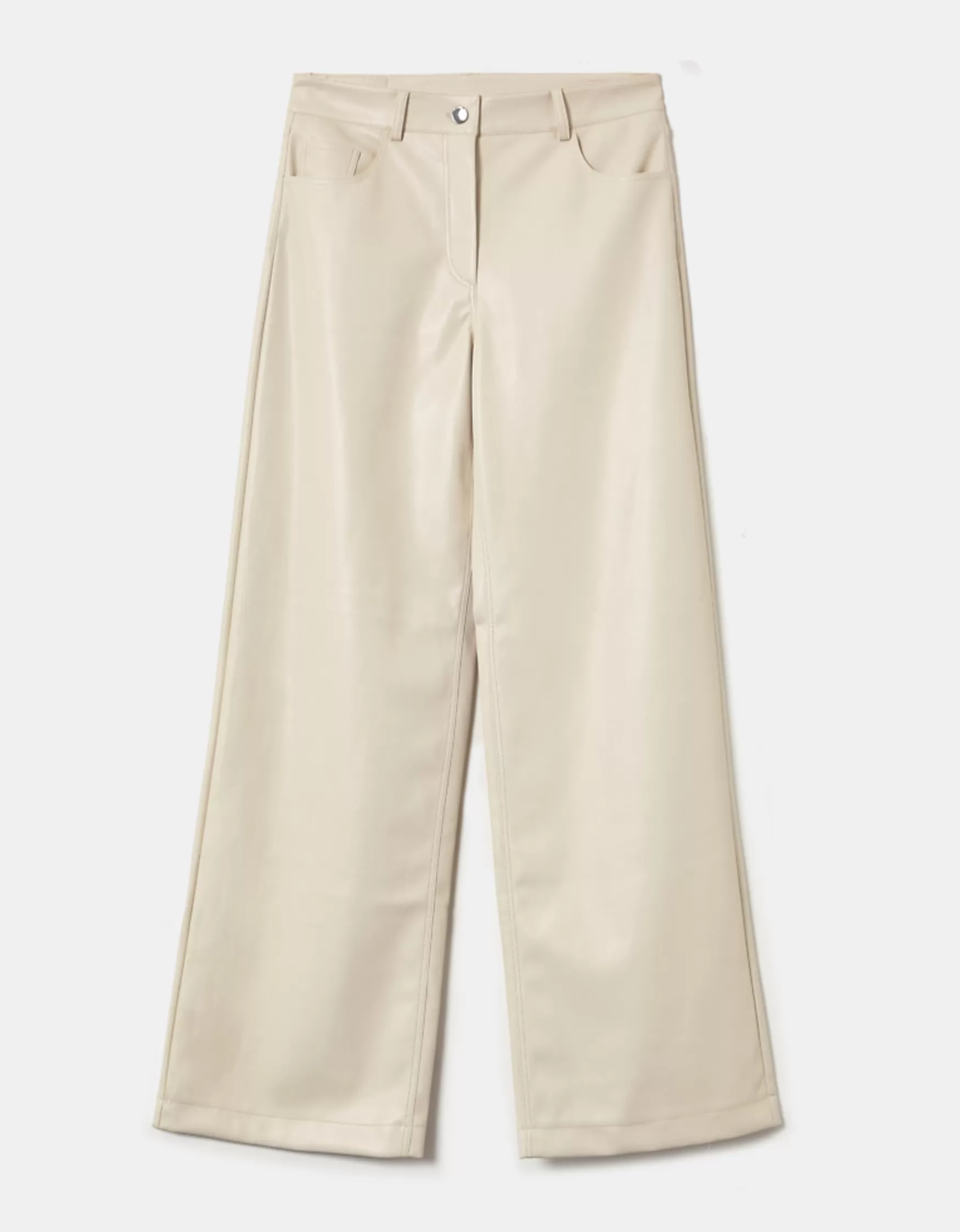Cheap Pantalon Large Taille Haute Pantalons