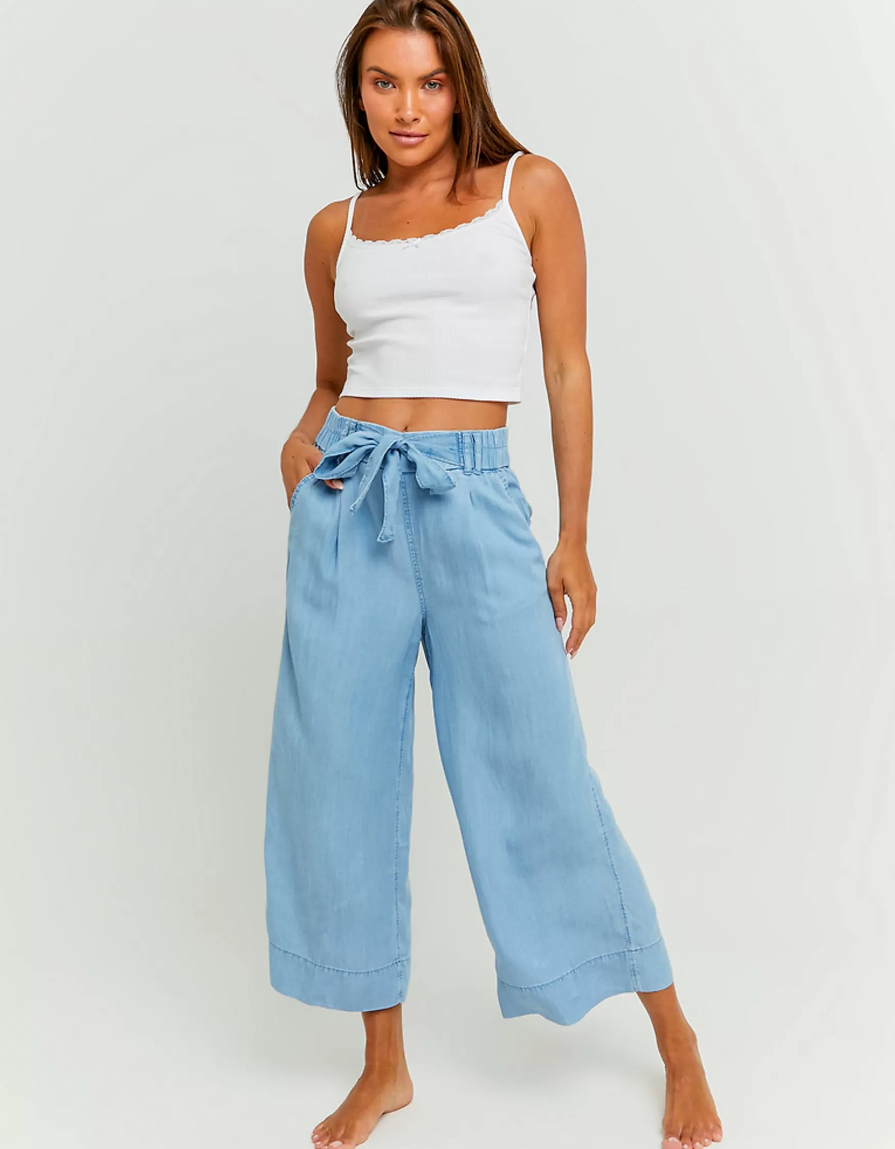 Shop Pantalon Léger avec Taille Élastique Pantalons