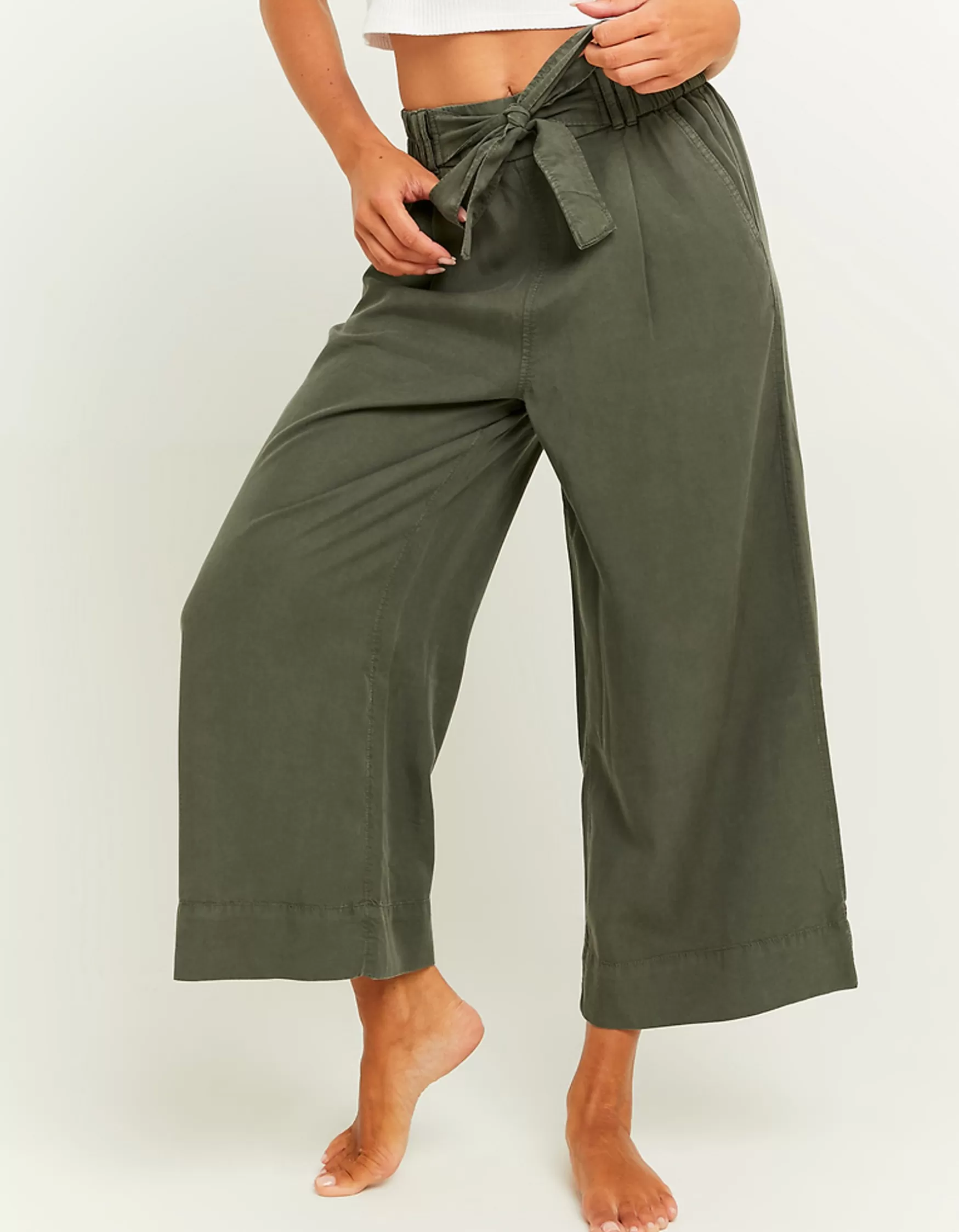 Outlet Pantalon Léger avec Taille Élastique Pantalons