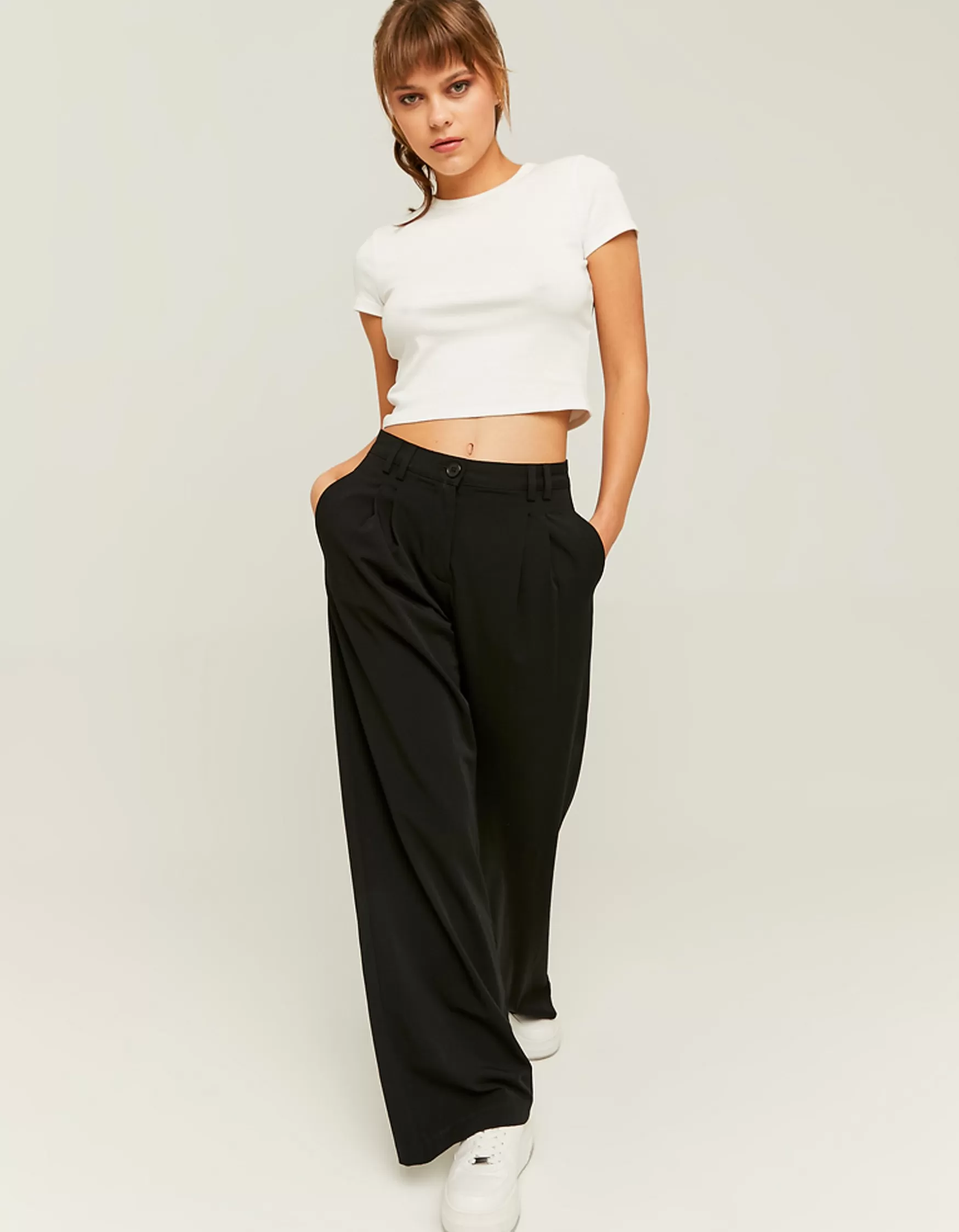 Discount Pantalon loose taille haute Pantalons