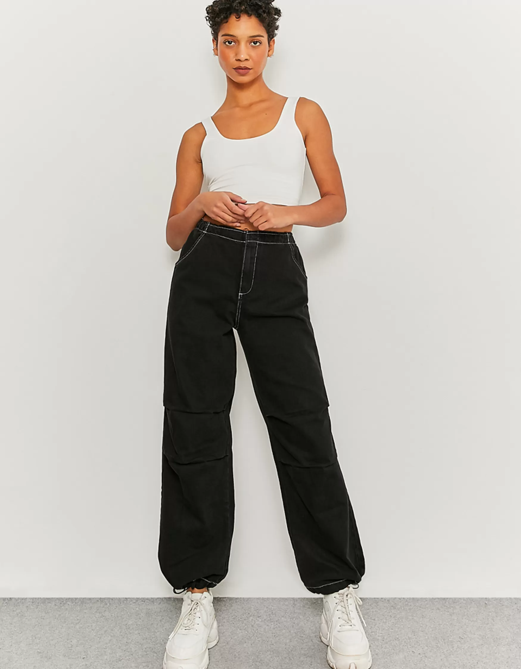 Discount Pantalon parachute Taille Haute Cargo & Parachute