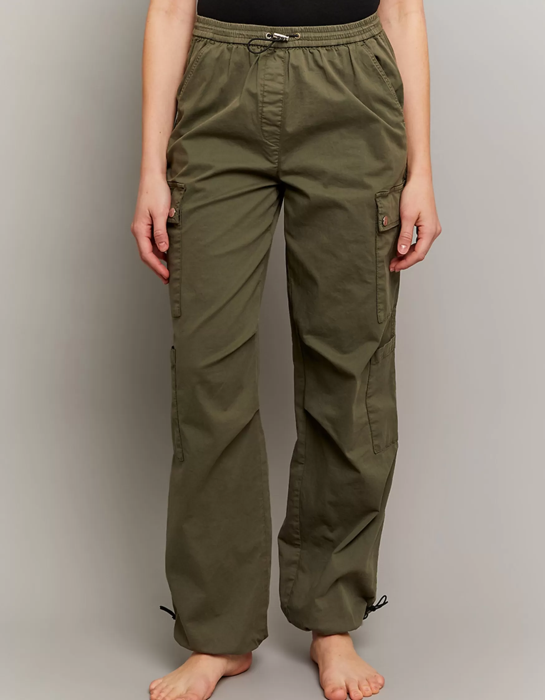 Sale Pantalon parachute taille haute Pantalons | Cargo & Parachute
