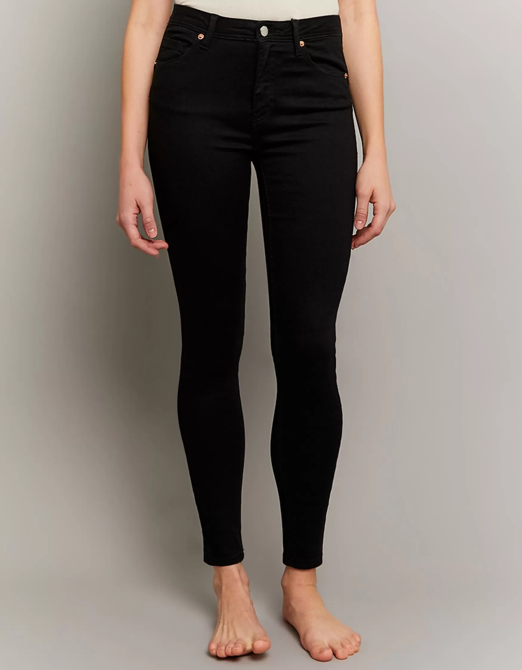 Best Sale Pantalon Skinny Push-Up Taille Mi-Haute Jeans | Pantalons