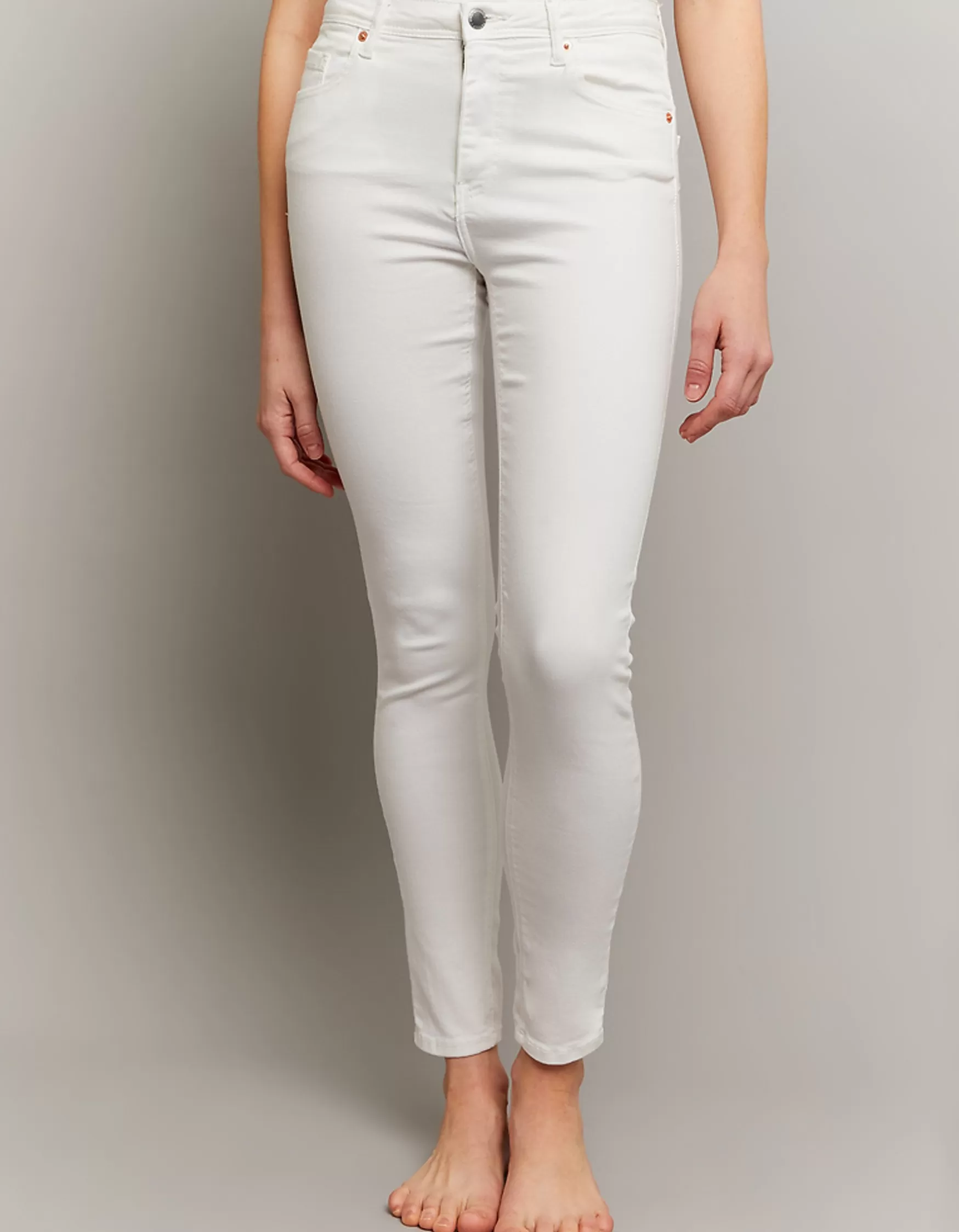 Shop Pantalon Skinny Push-Up Taille Mi-Haute Jeans | Pantalons