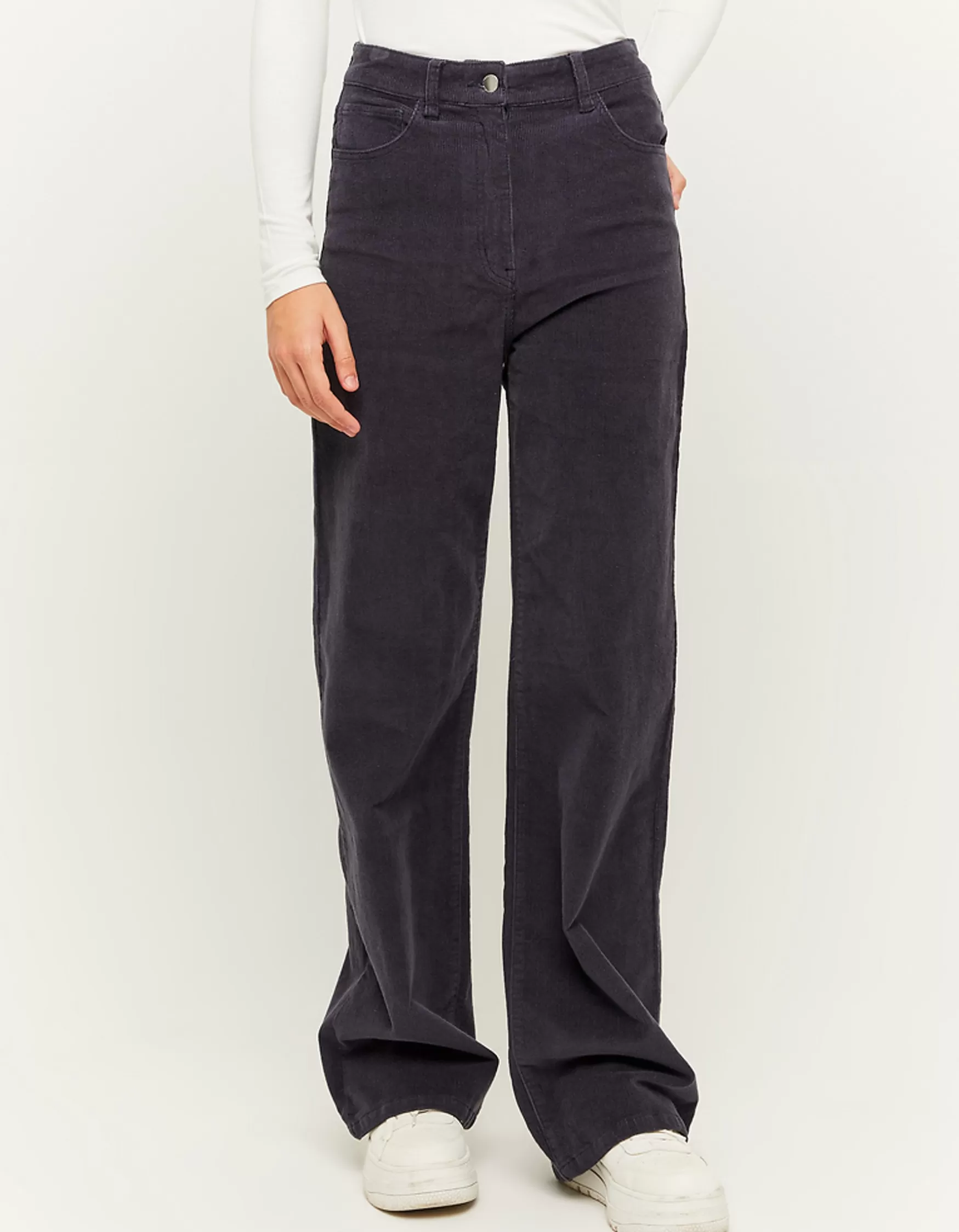 Clearance Pantalon Wide leg en velours côtelé Pantalons