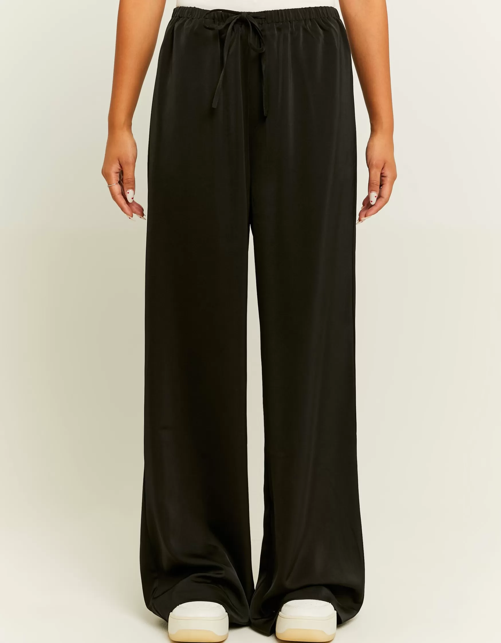 Shop Pantalon Wide Leg en Satin Pantalons
