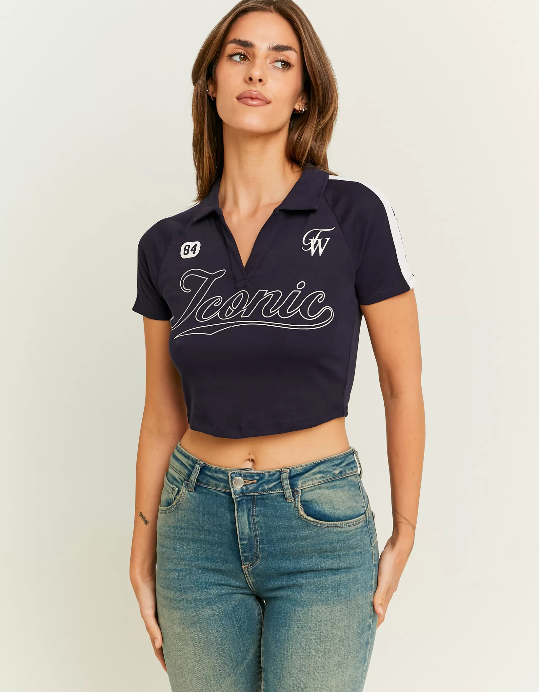 Sale Polo Foncé Imprimé T-Shirts Imprimés