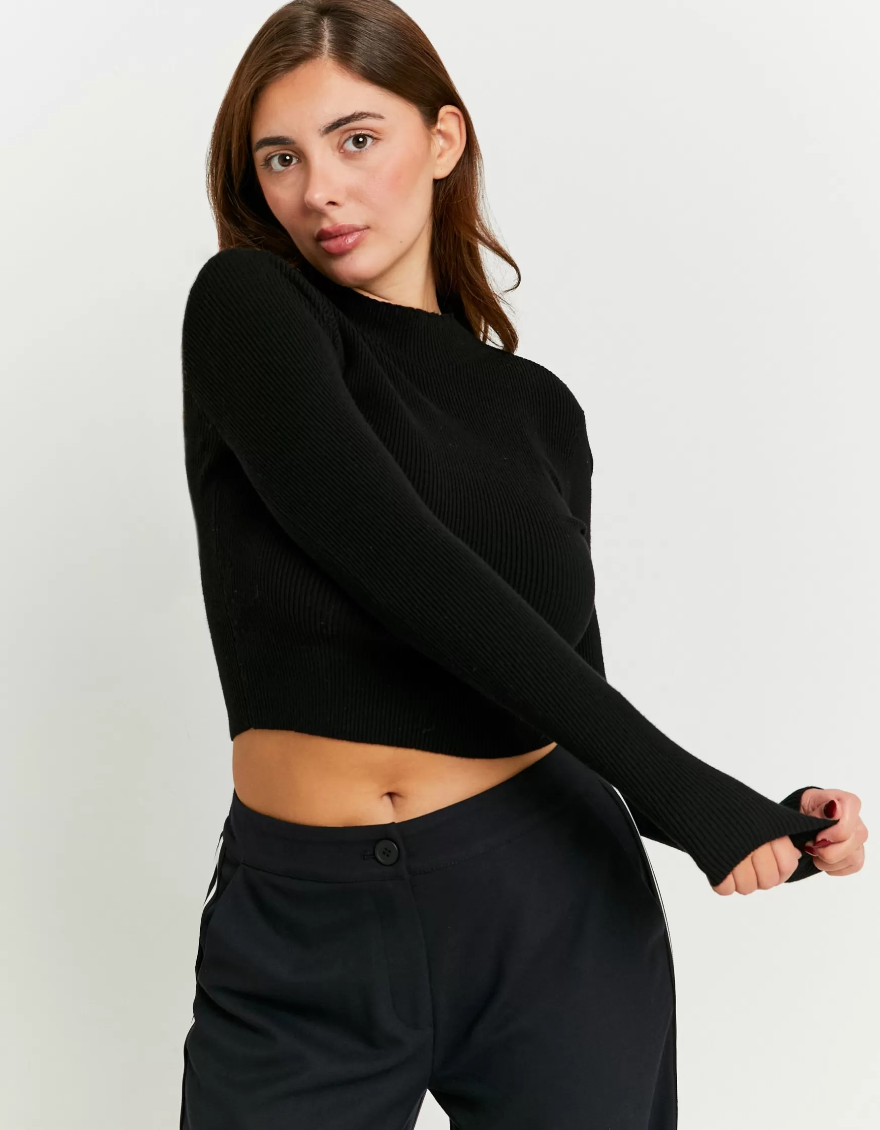 Discount Pull Ajusté Col Roulé Maille