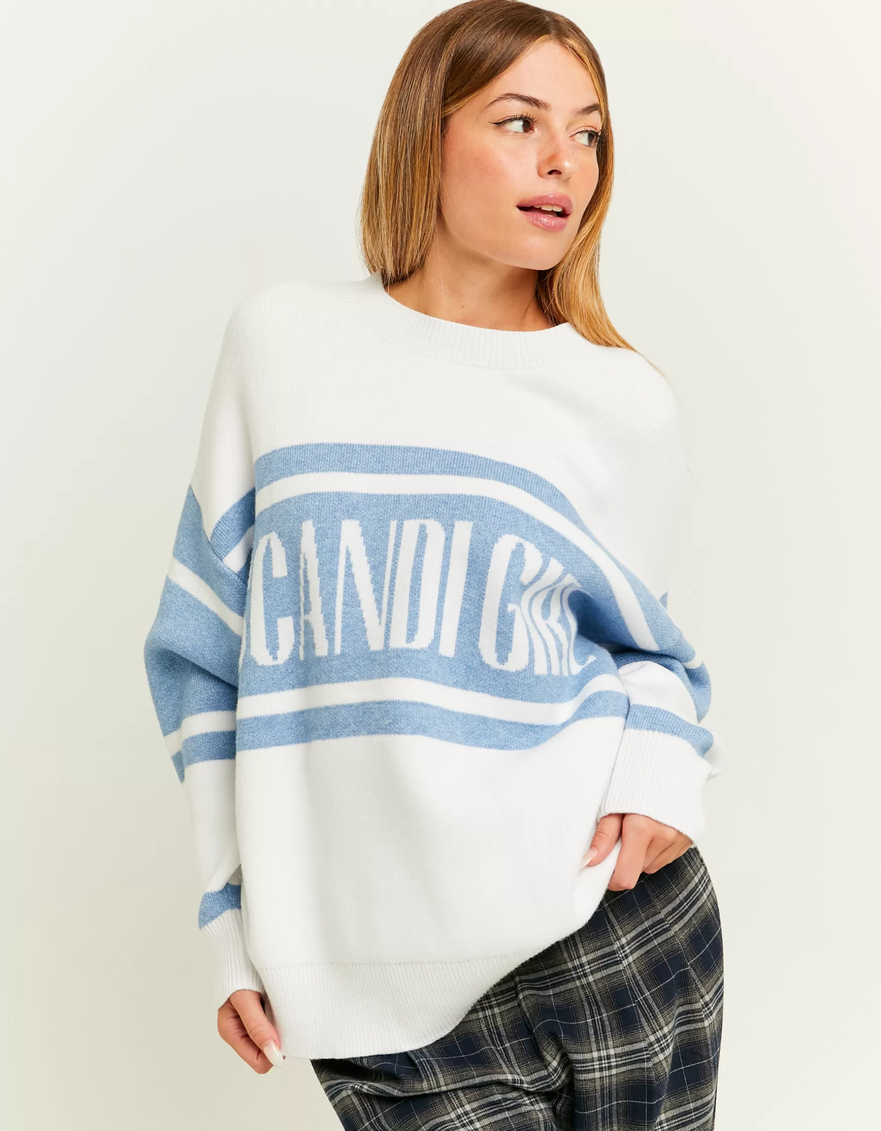 Shop Pull Oversize Imprimé Maille