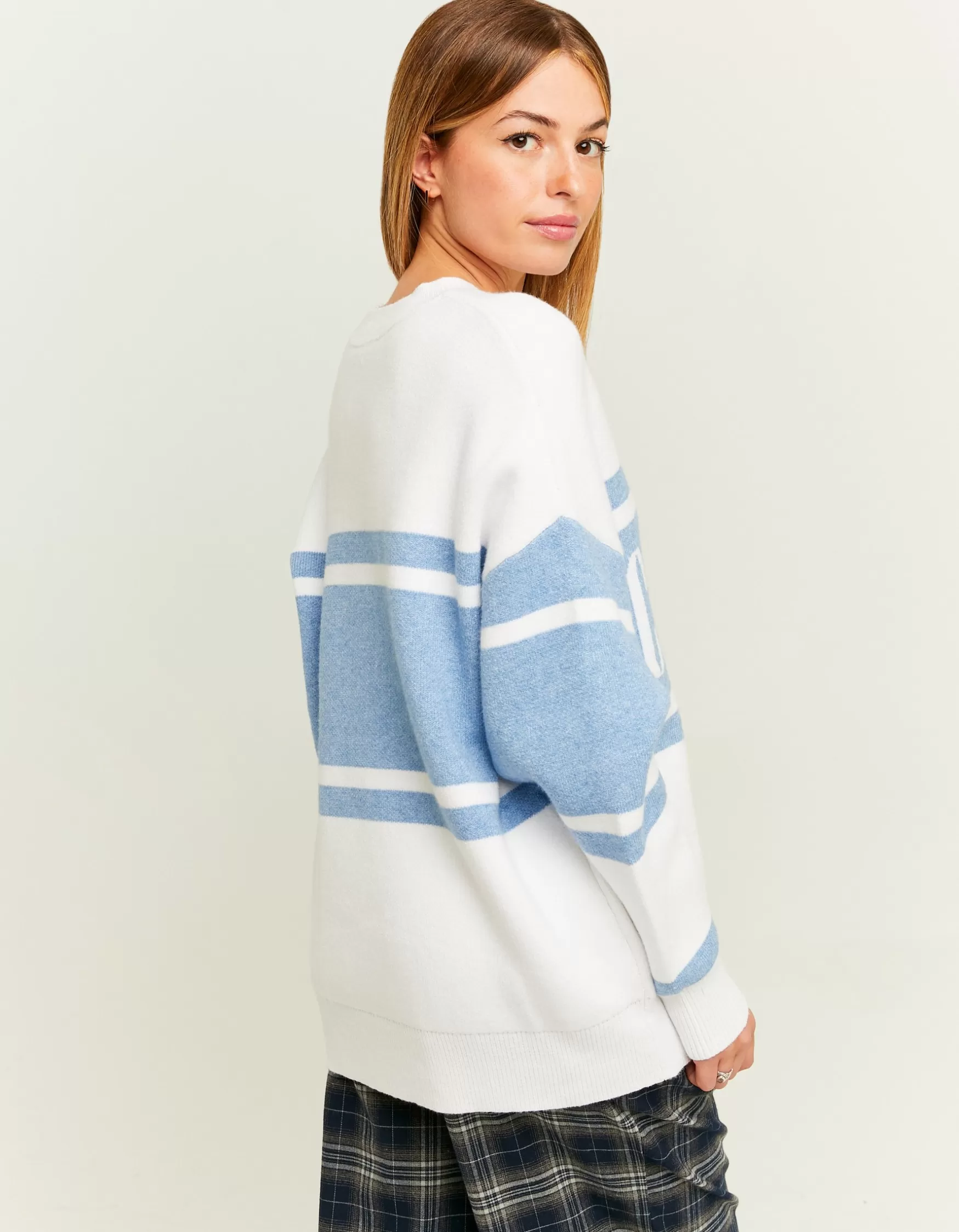 Shop Pull Oversize Imprimé Maille