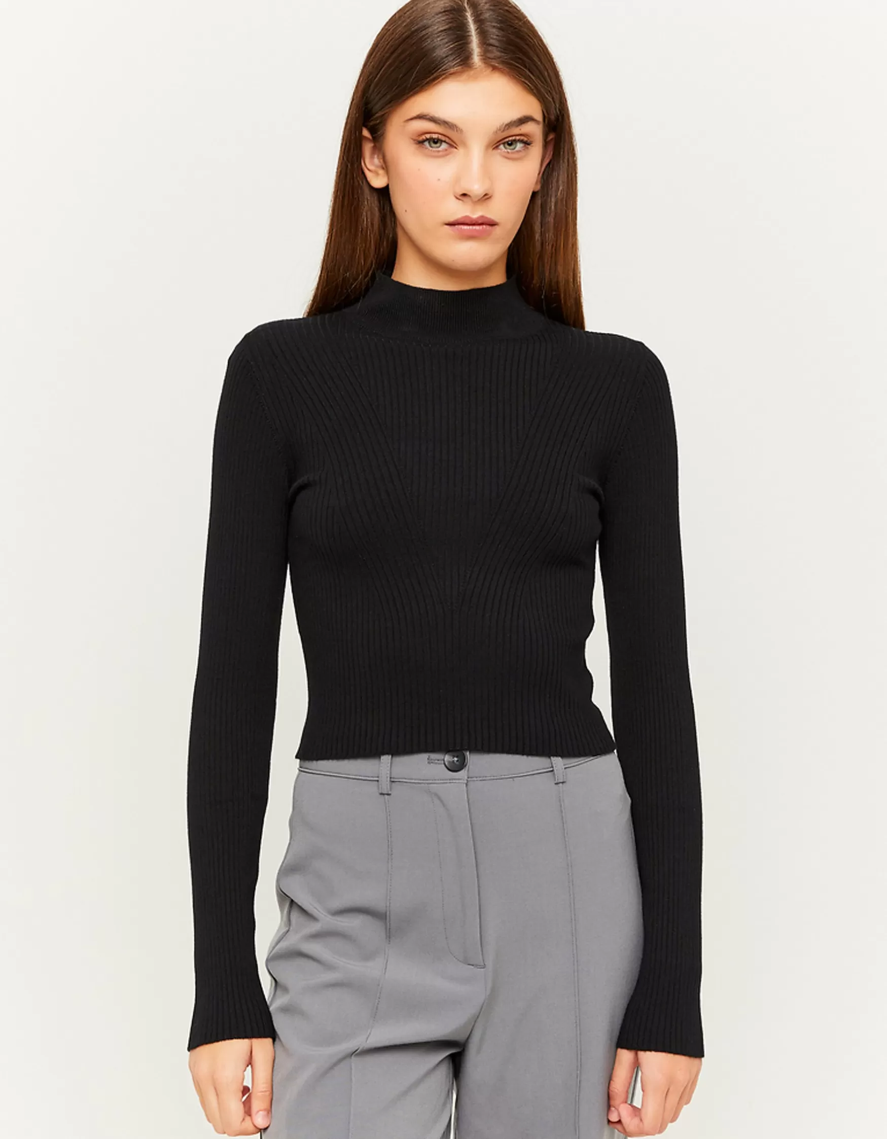 Store Pull en maille ajusté Maille