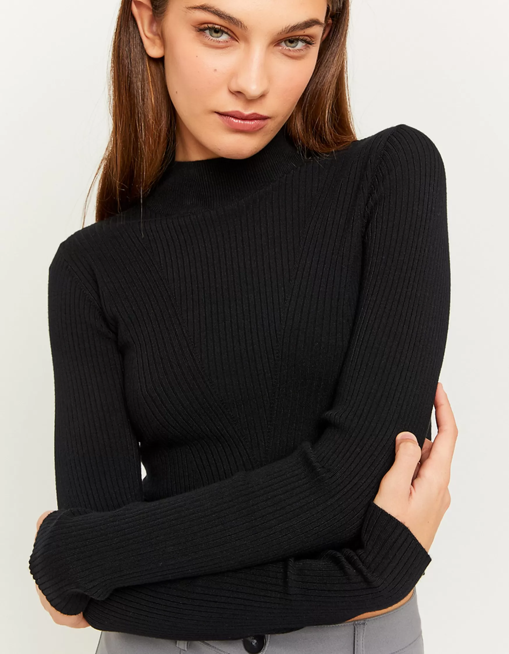Store Pull en maille ajusté Maille