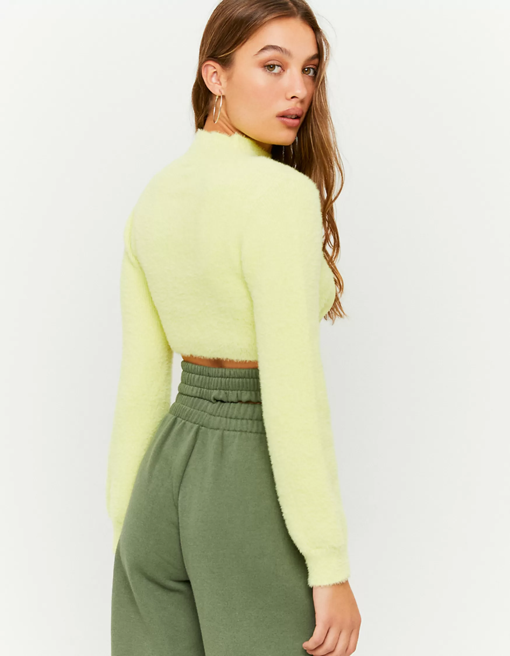 Fashion Pull en maille court Maille