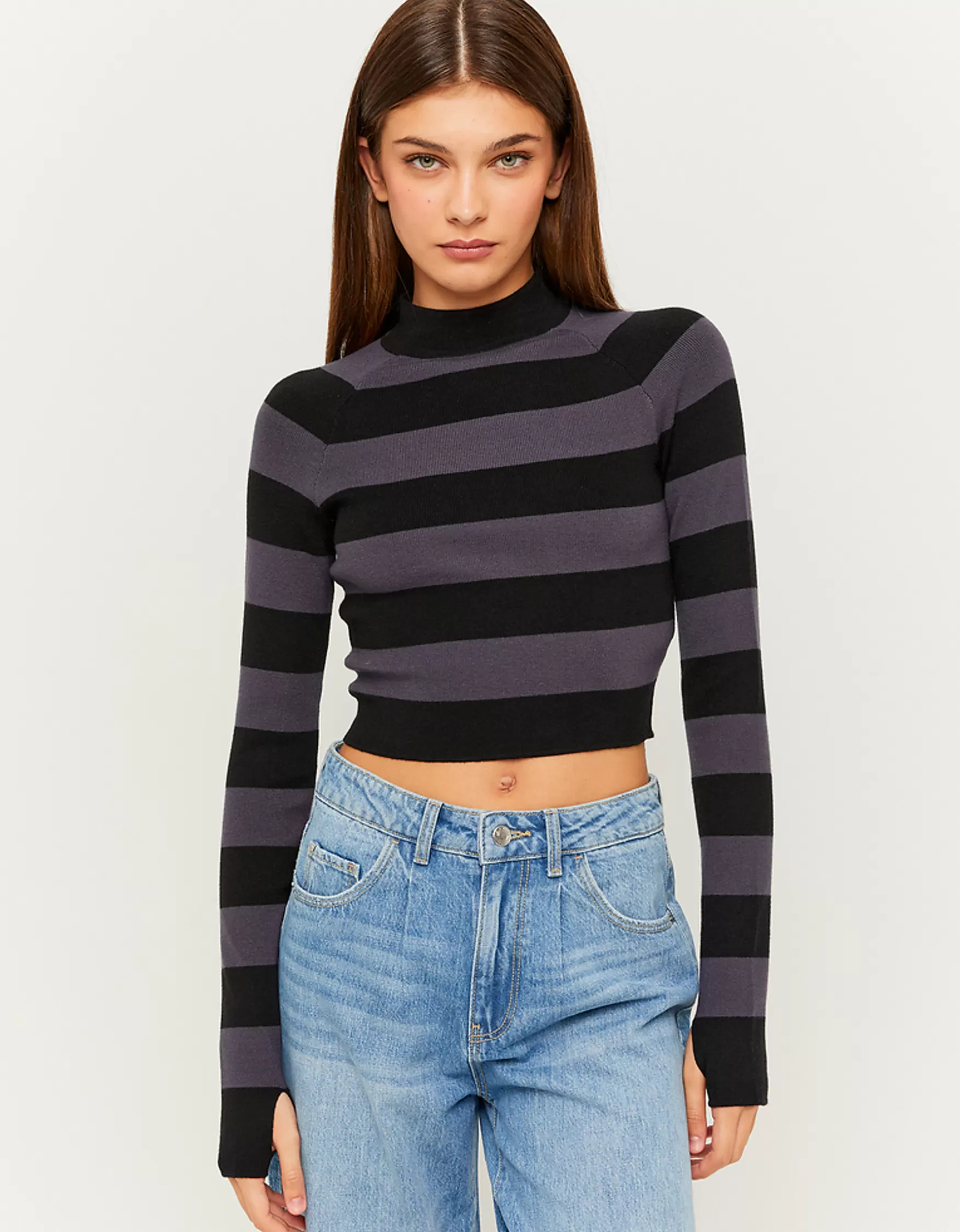 Shop Pull en maille rayé Maille