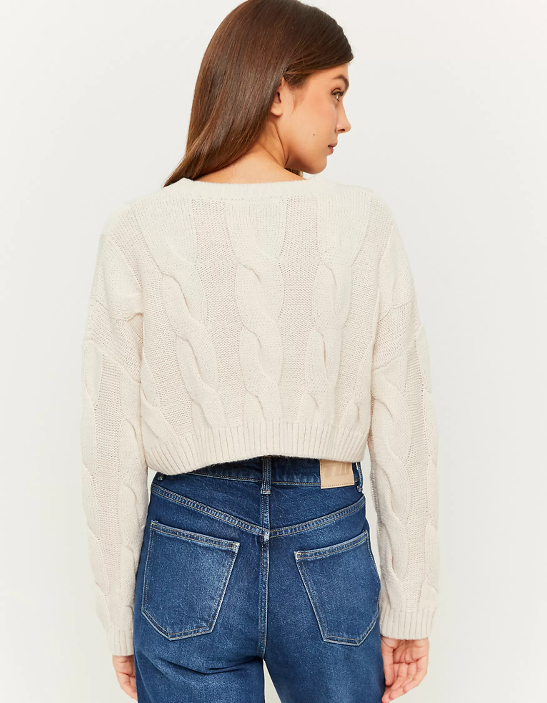 Outlet Pull en maille torsadée Maille