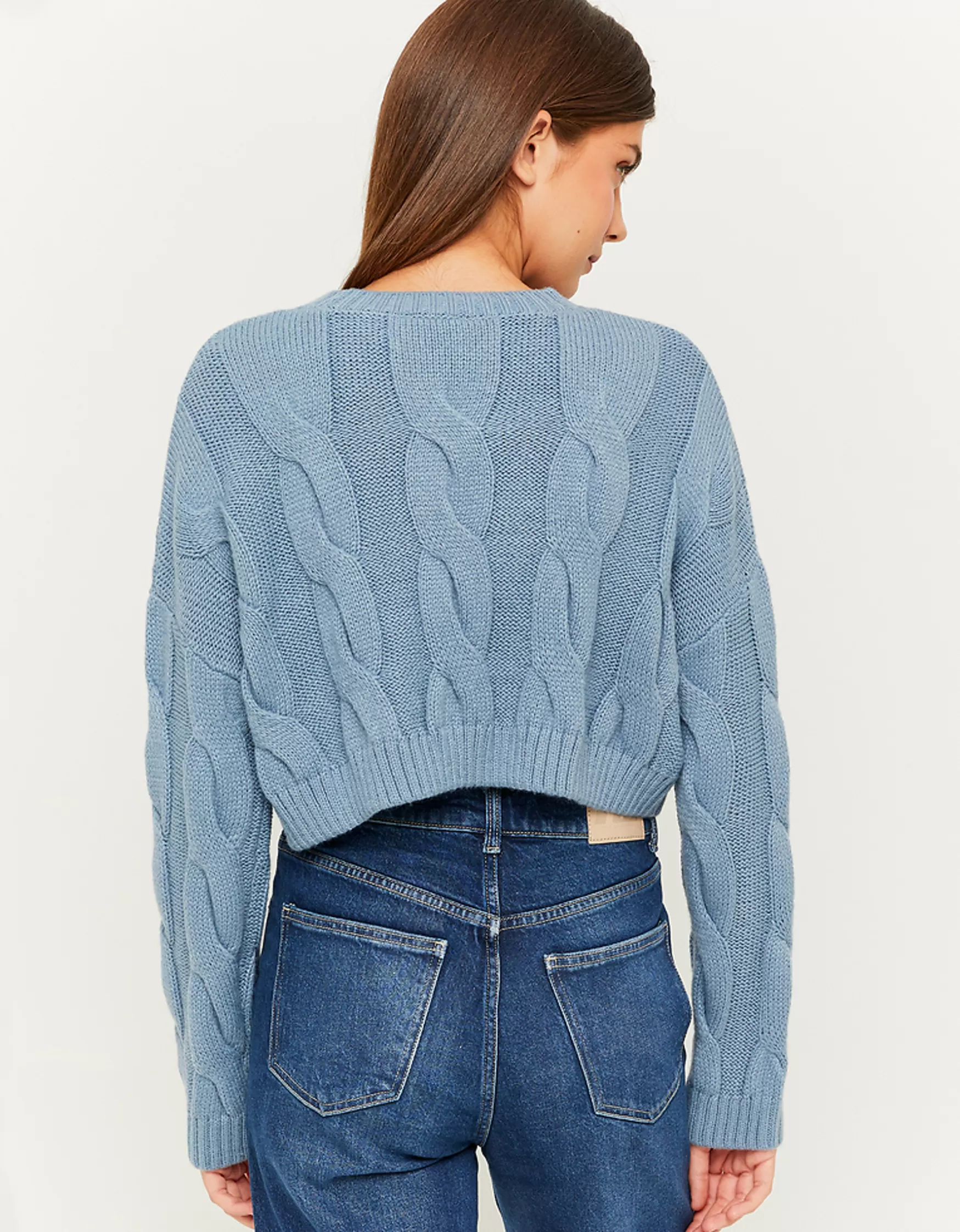 Cheap Pull en maille torsadée Maille