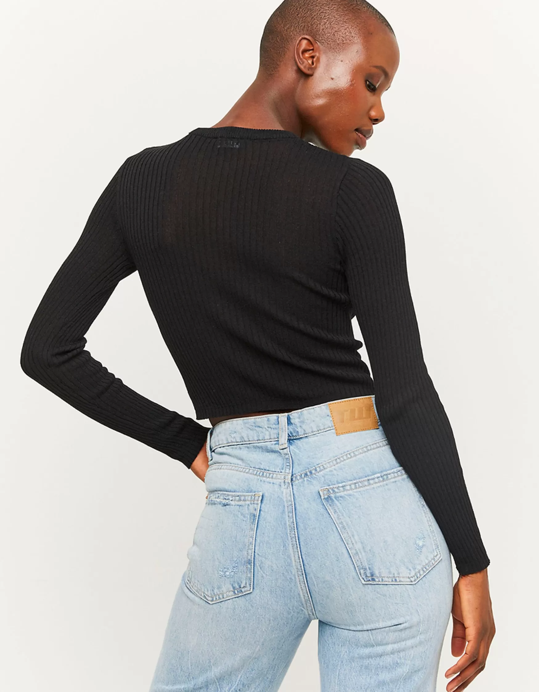 Cheap Pull en maille transparent Maille