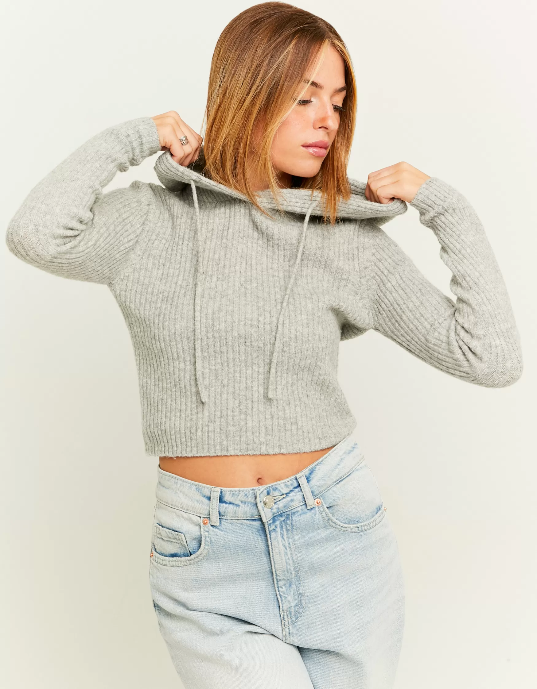 Online Pull à Capuche Maille