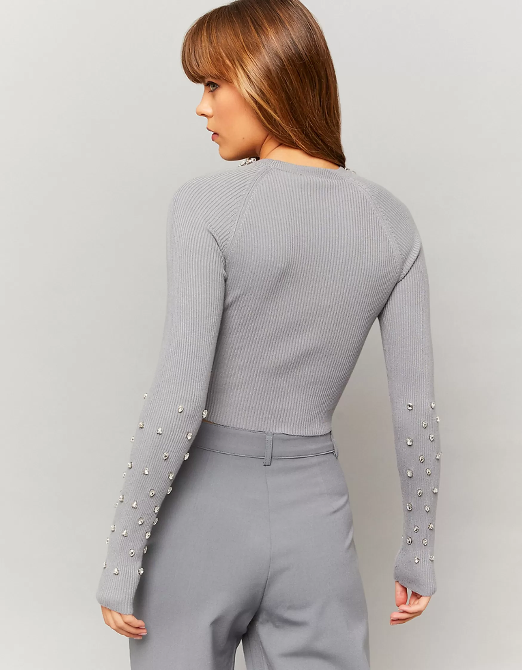 Online Pull avec strass Maille