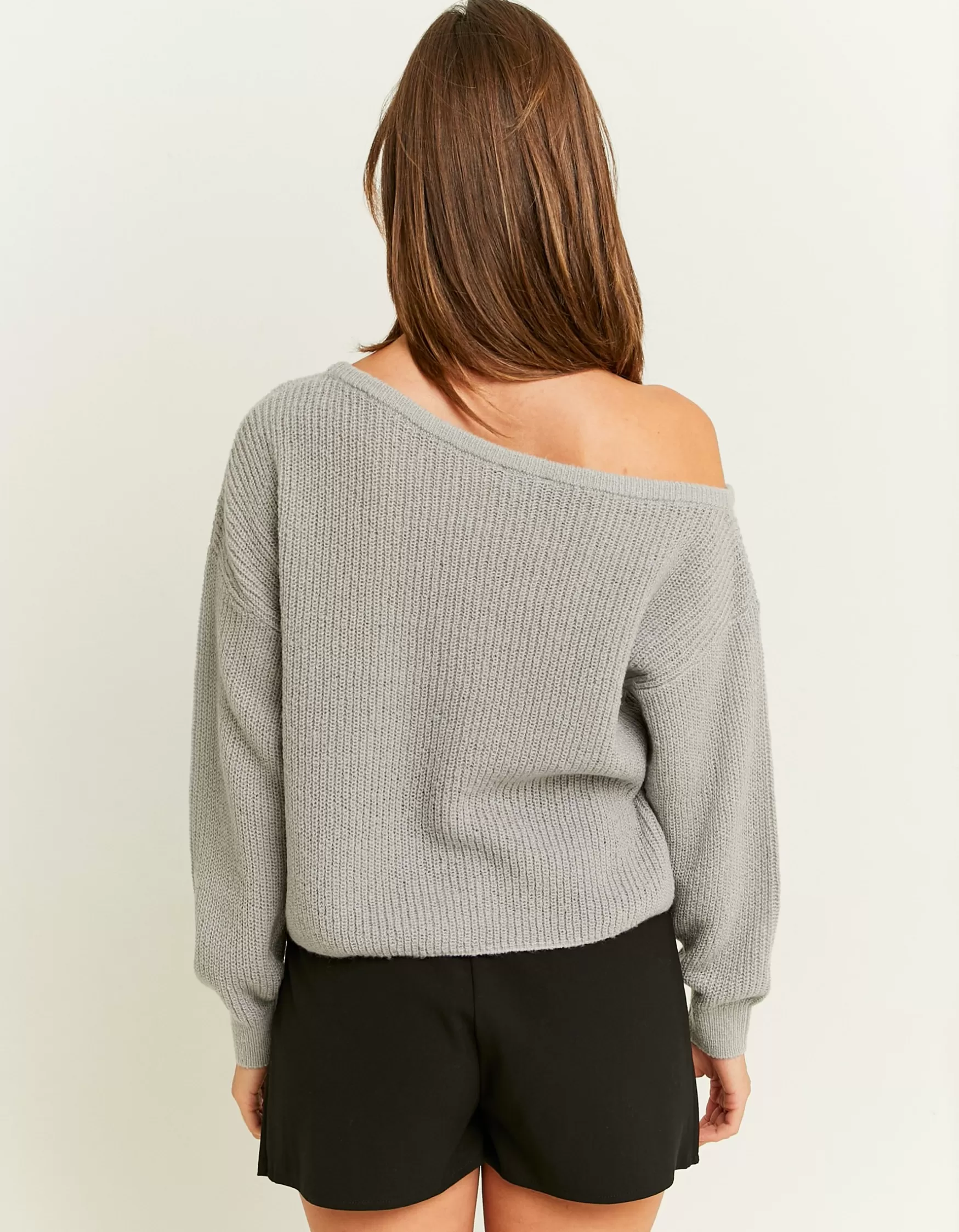 Sale Pull Épaules Dénudées Maille