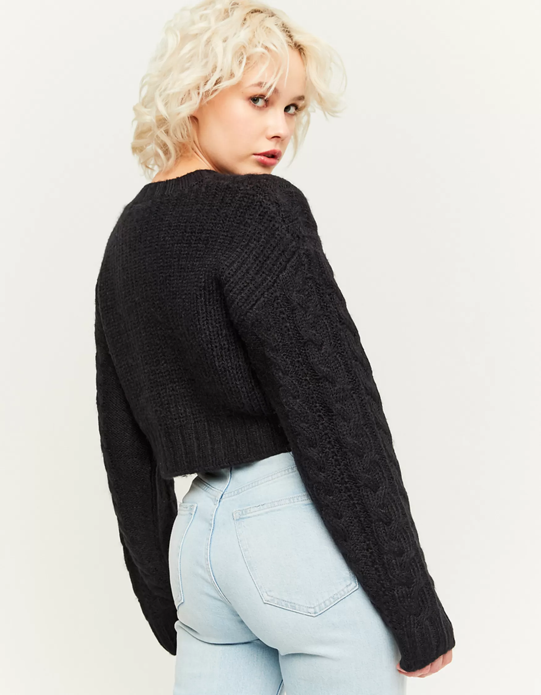 Online Pull en Maille Torsadée Maille