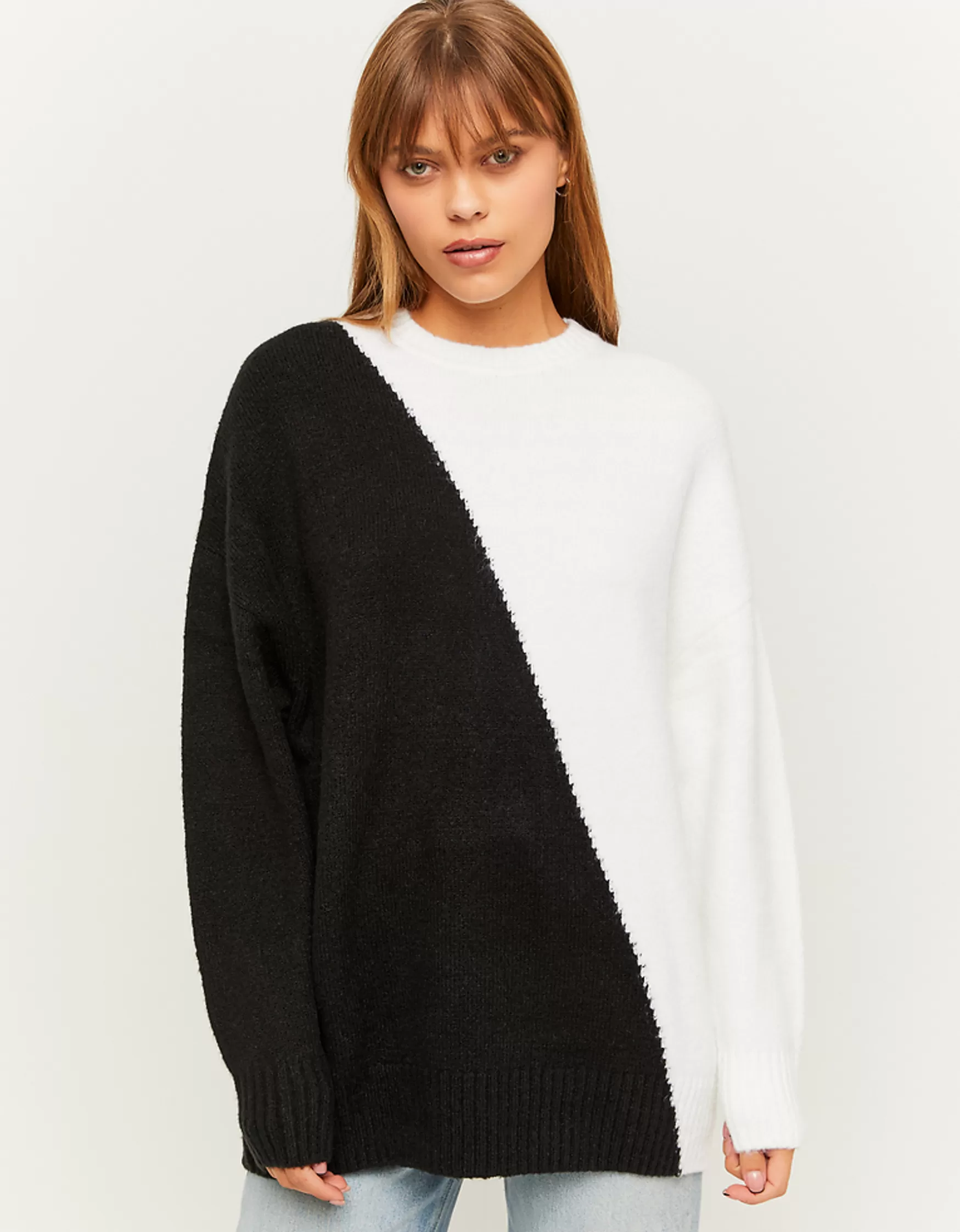 Fashion Pull oversize coloré Maille