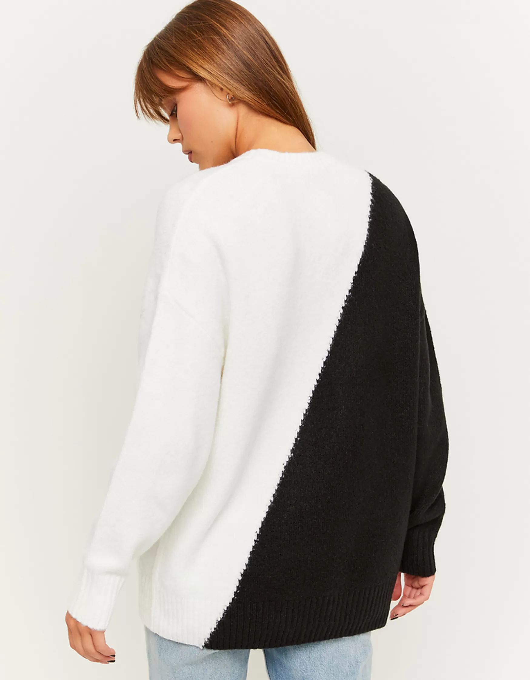 Fashion Pull oversize coloré Maille