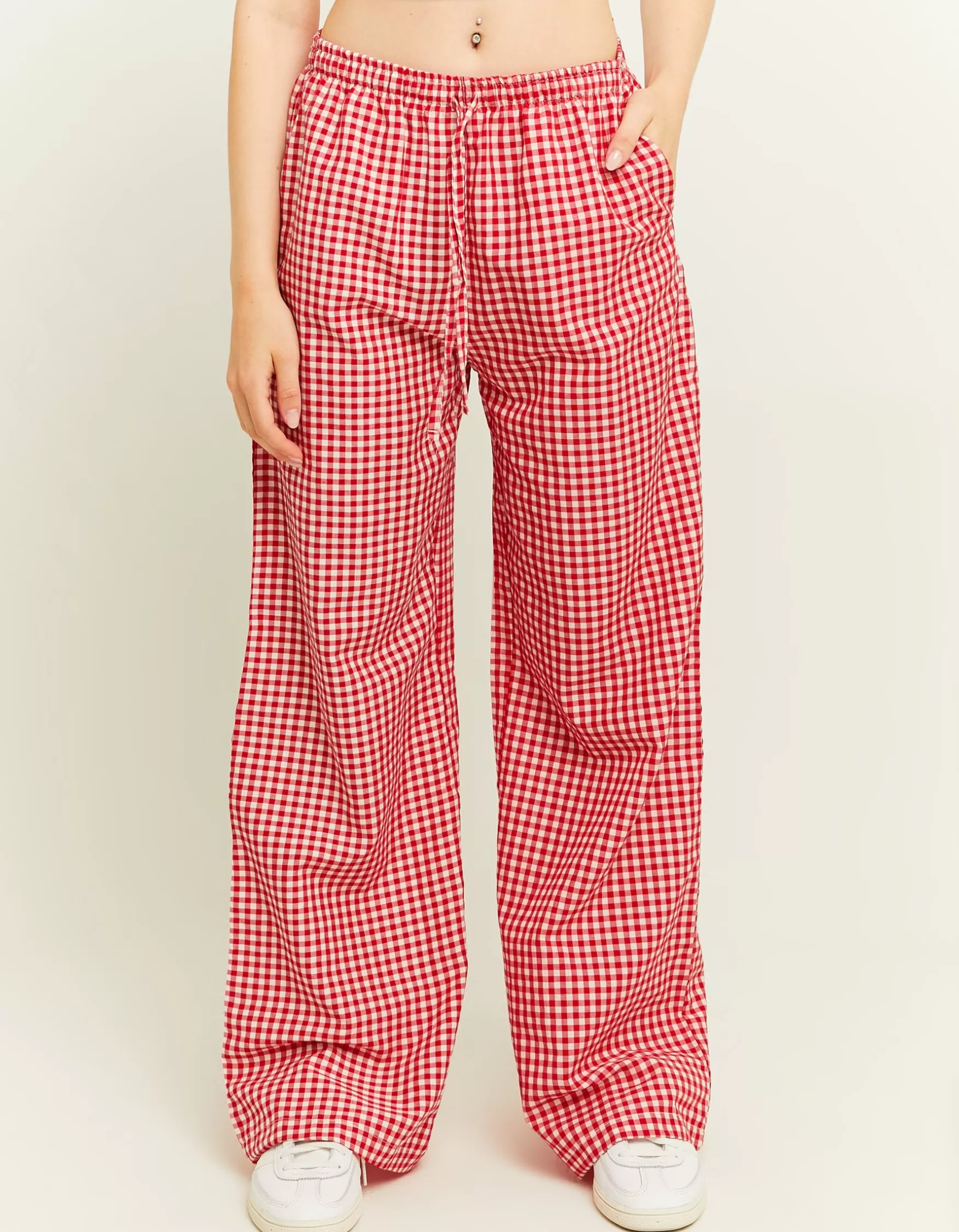 Sale pyjama à carreaux - style pantalon Pantalons