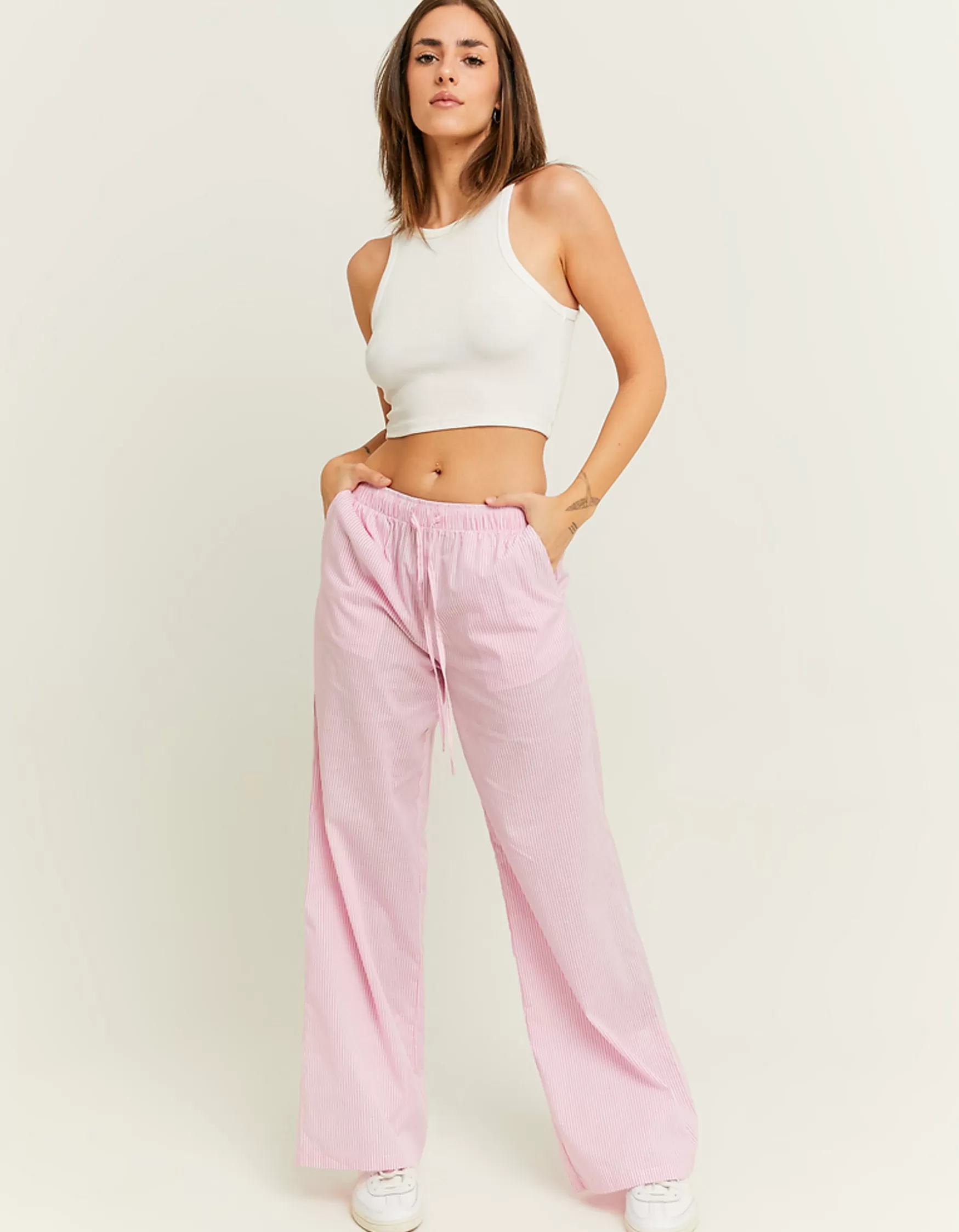 Sale pyjama rayé - style pantalon Pantalons