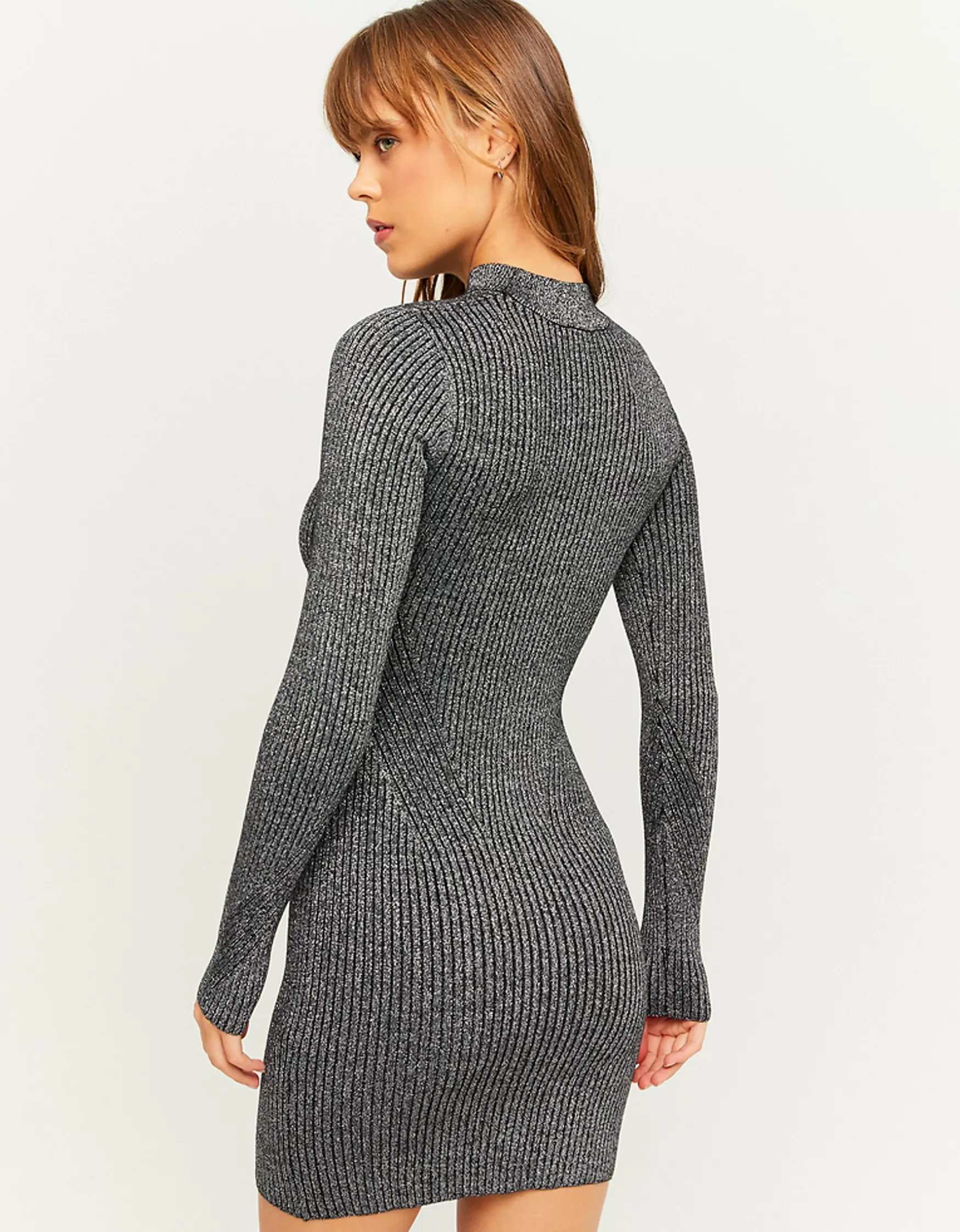 New Robe Courte en Maille et Lurex Maille | Robes