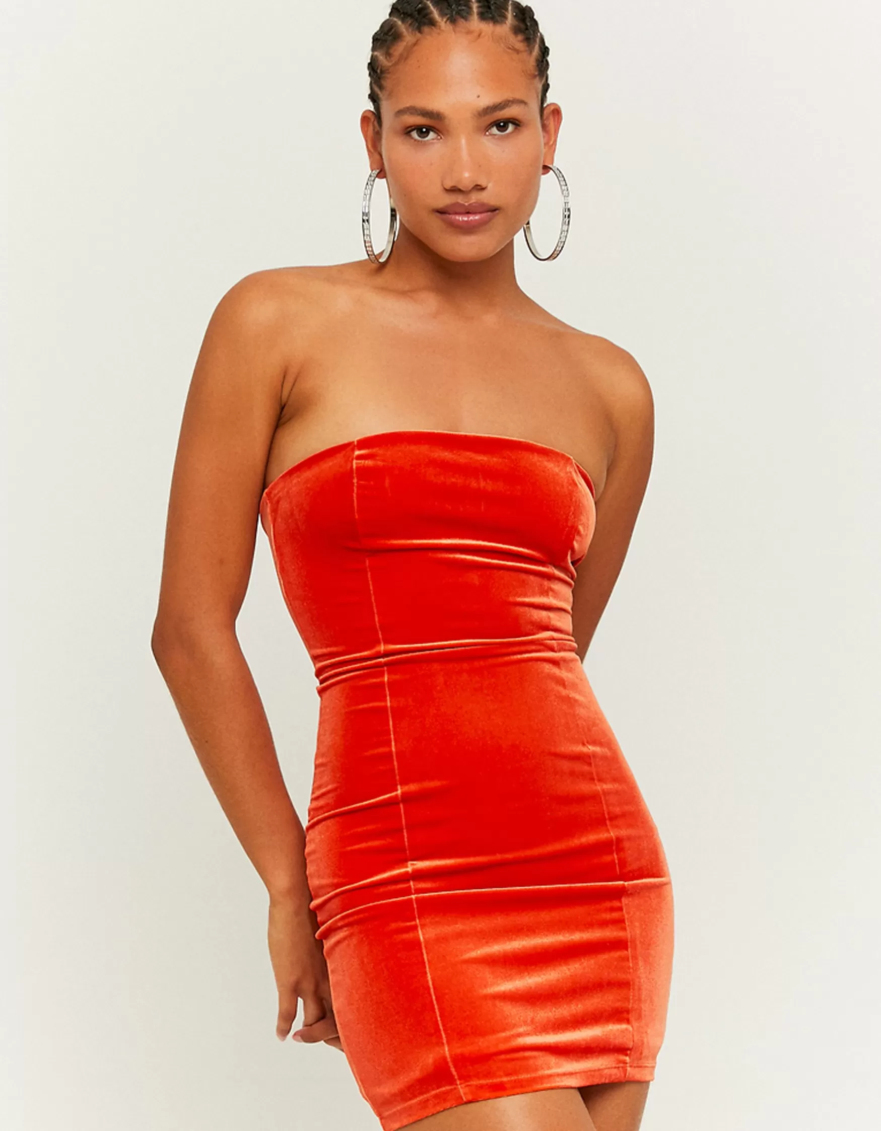 Clearance Robe Courte en Velours Robes