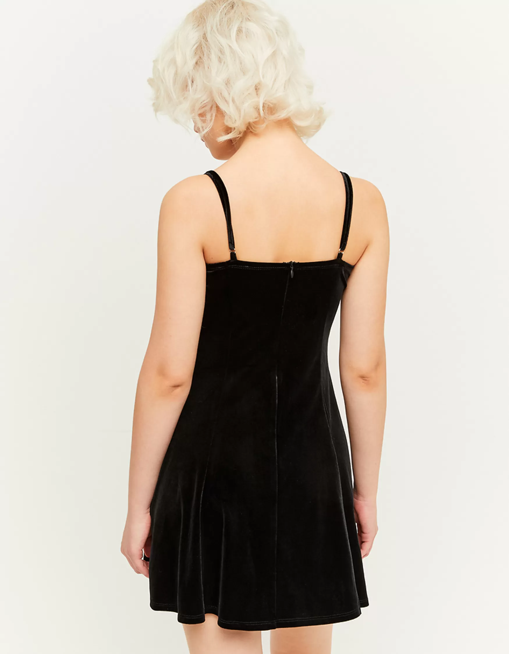 New Robe Courte e en Velours Robes