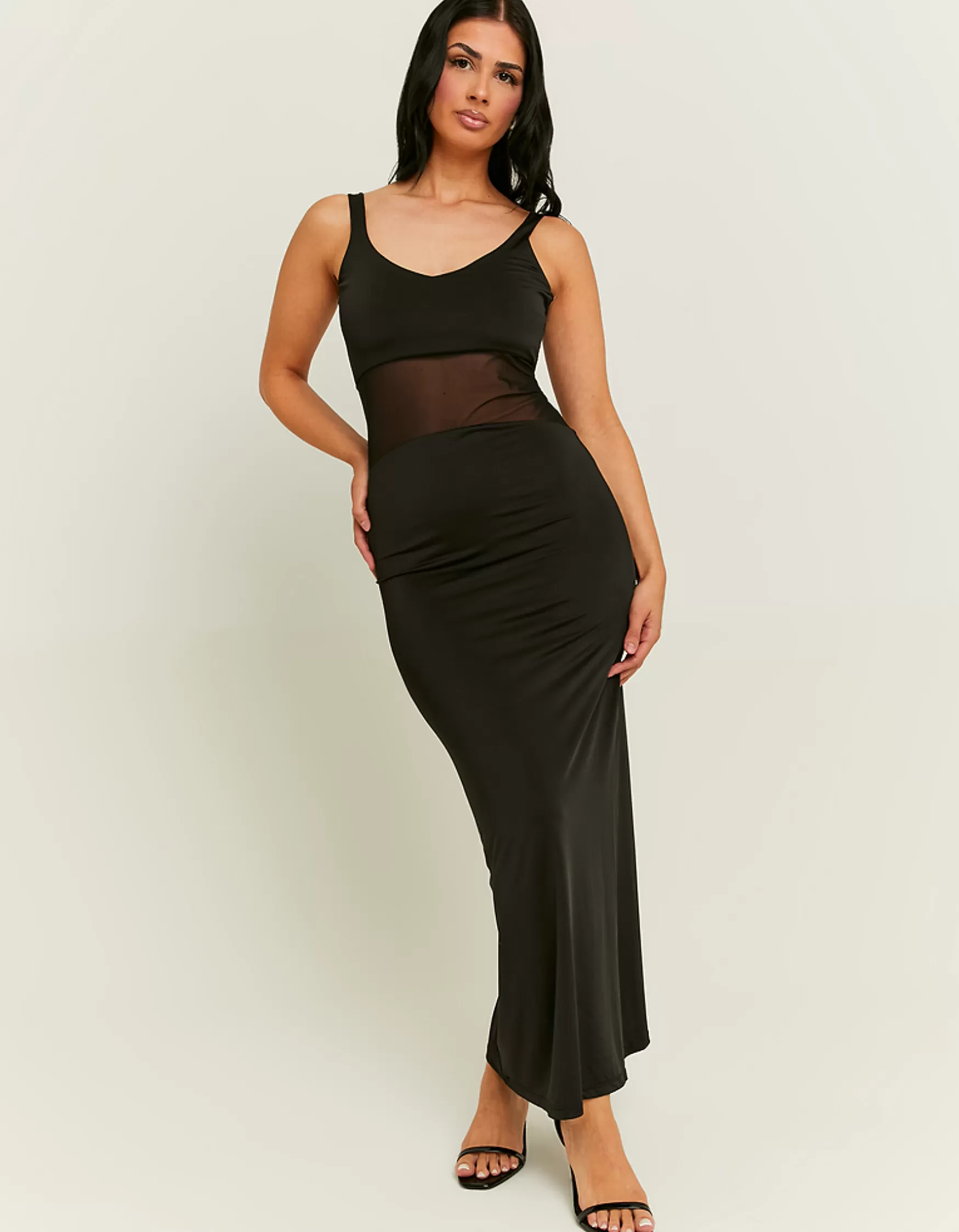 Discount Robe Long e en Mesh Robes