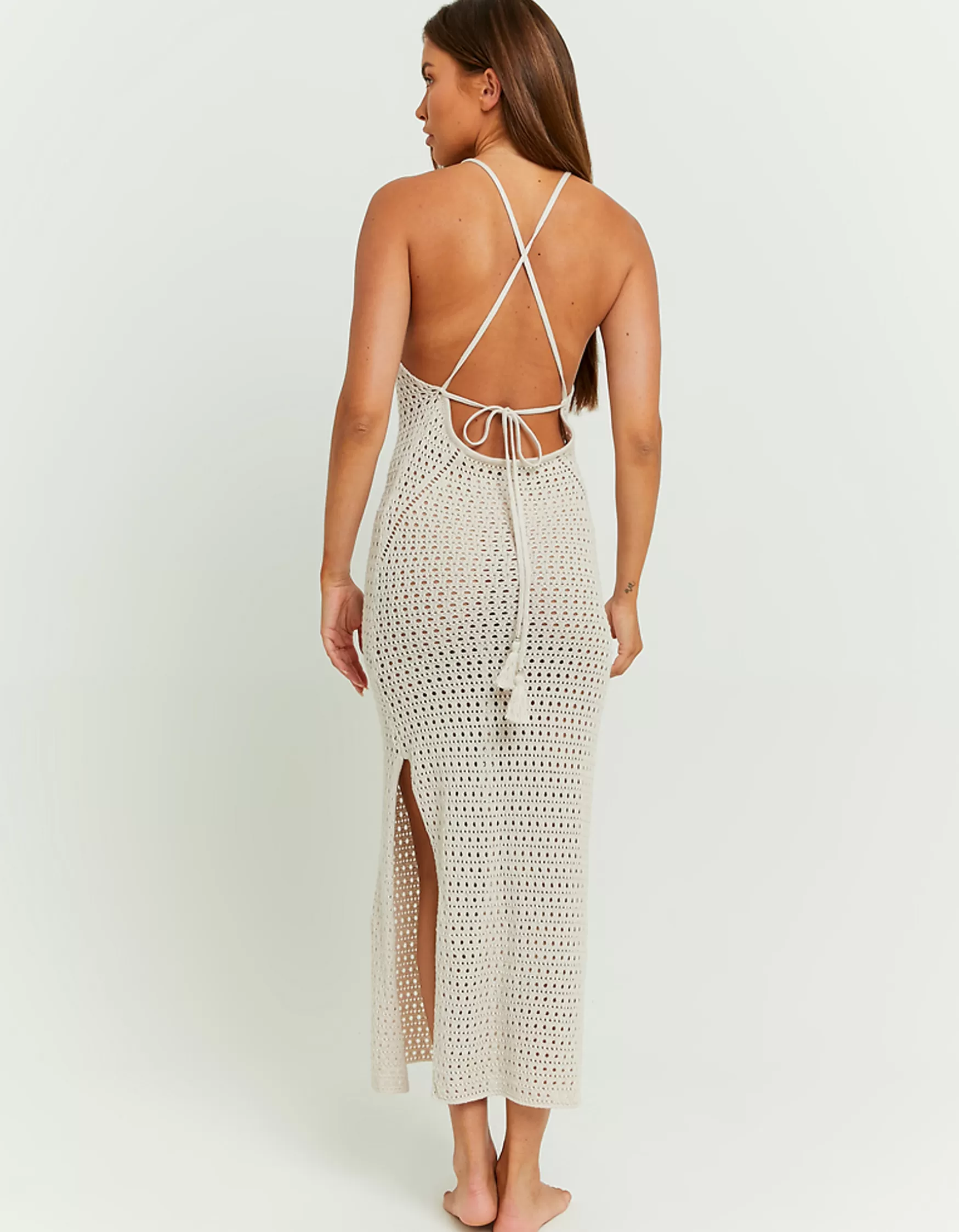 Cheap Robe Longue en Crochet Maille | Robes