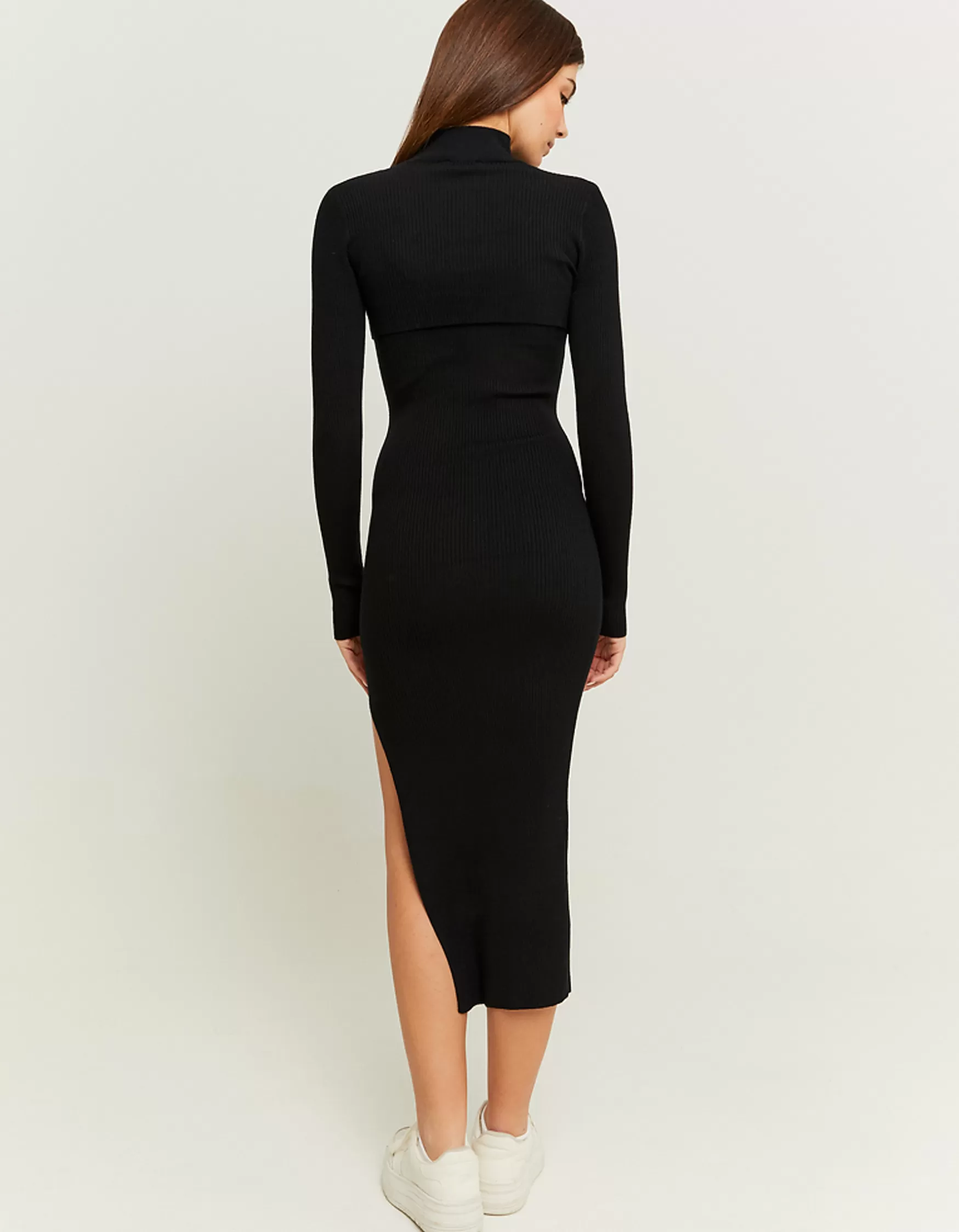 Cheap Robe Midi Ajustée en Maille e Maille | Robes