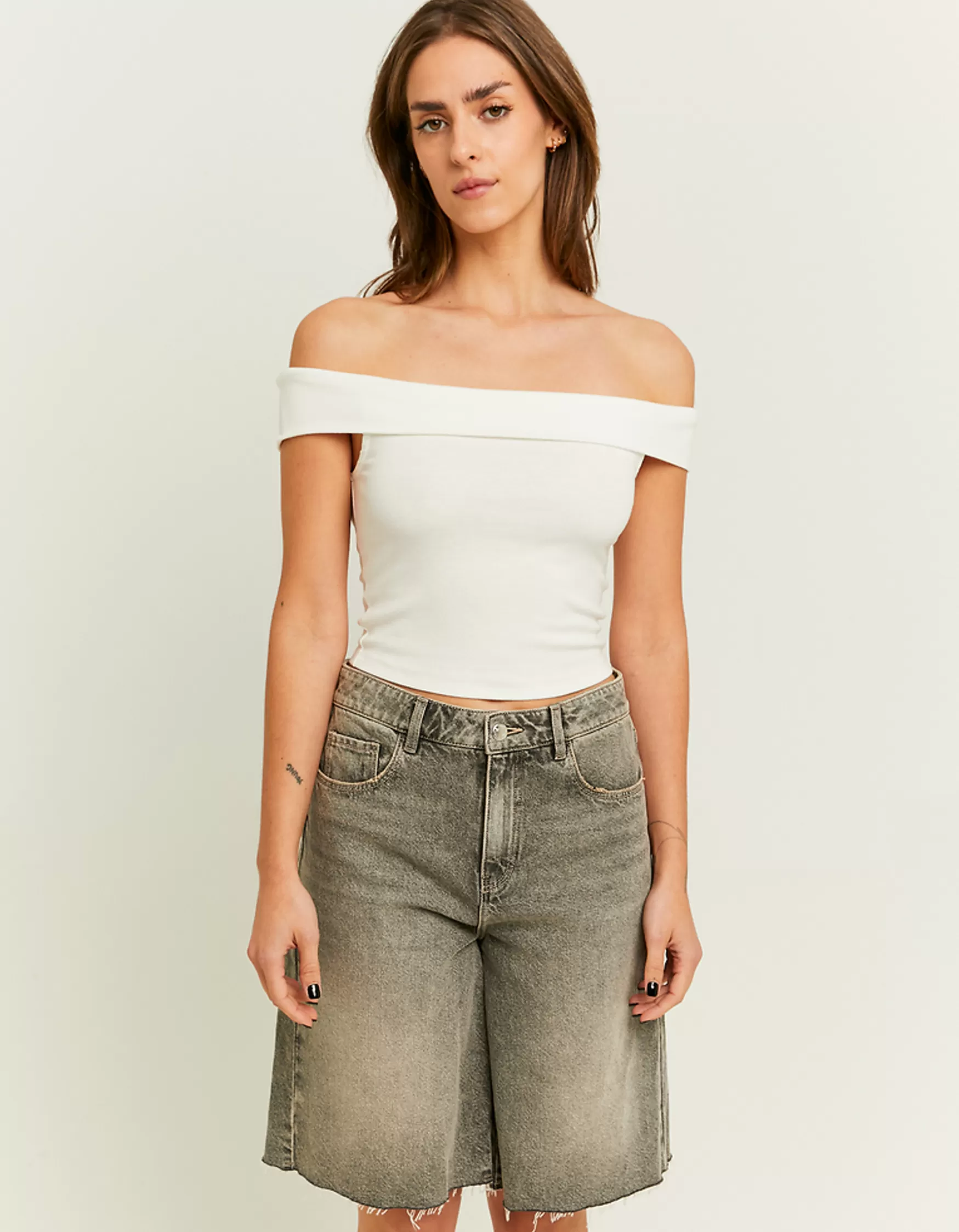 Cheap Short Bermuda Large Taille Haute Shorts