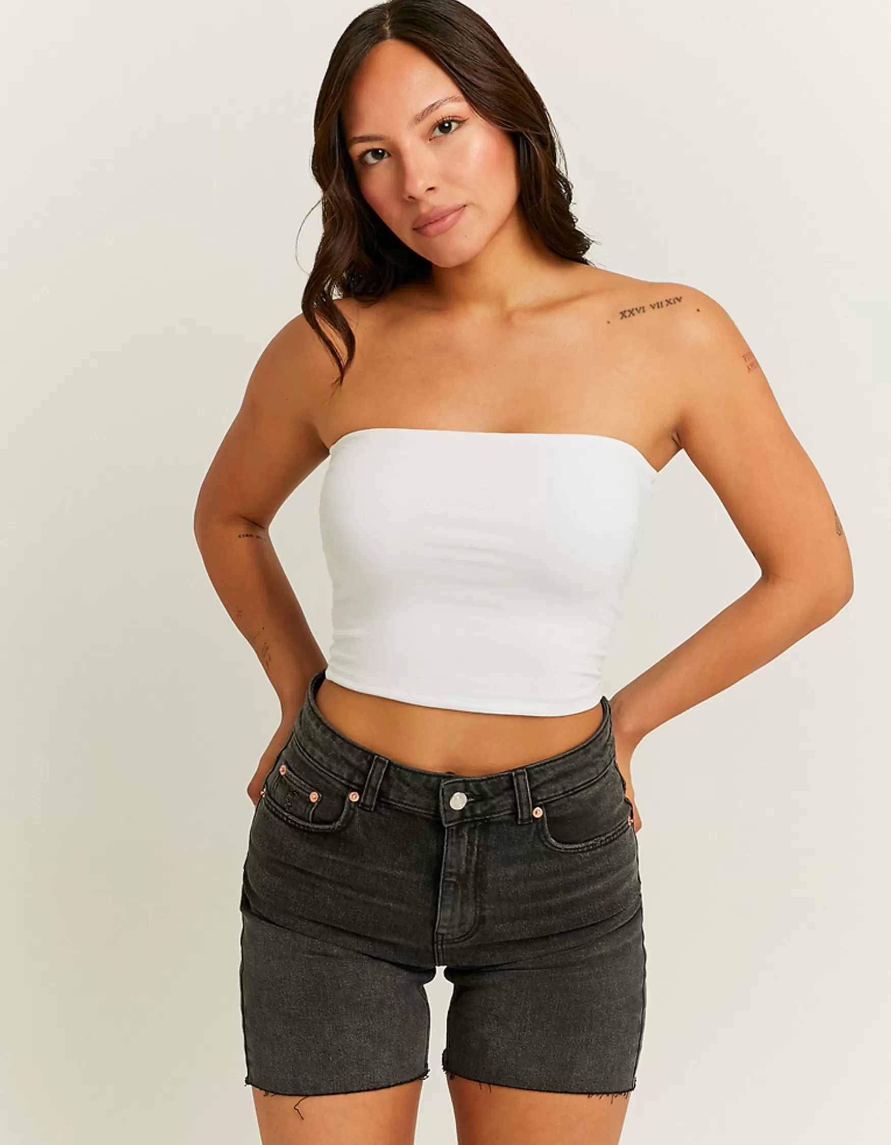 Shop Short Bermuda Taille Haute Shorts
