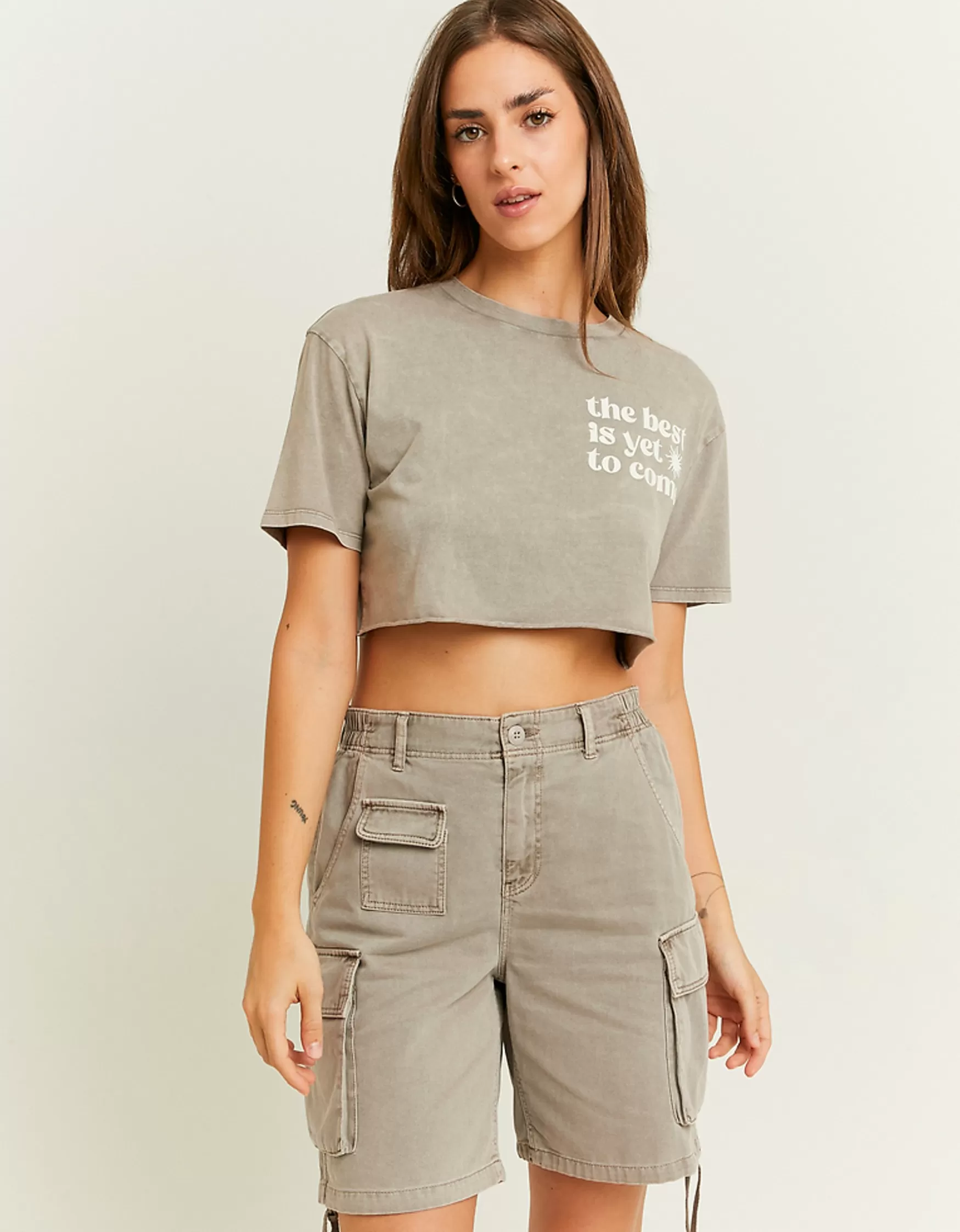 New Short Cargo Taille Mi-Haute Shorts