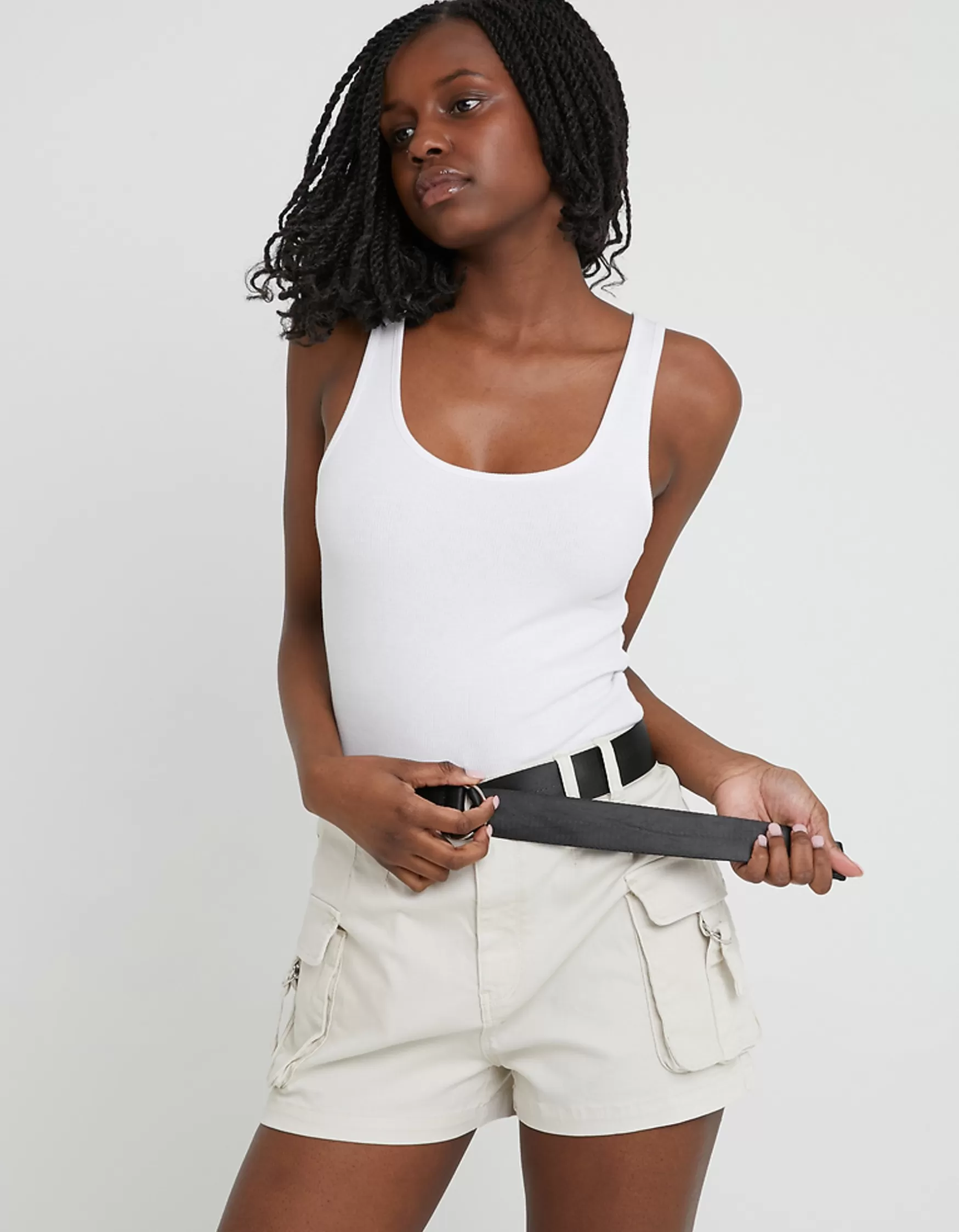 Clearance Short Cargo Taille Haute Shorts
