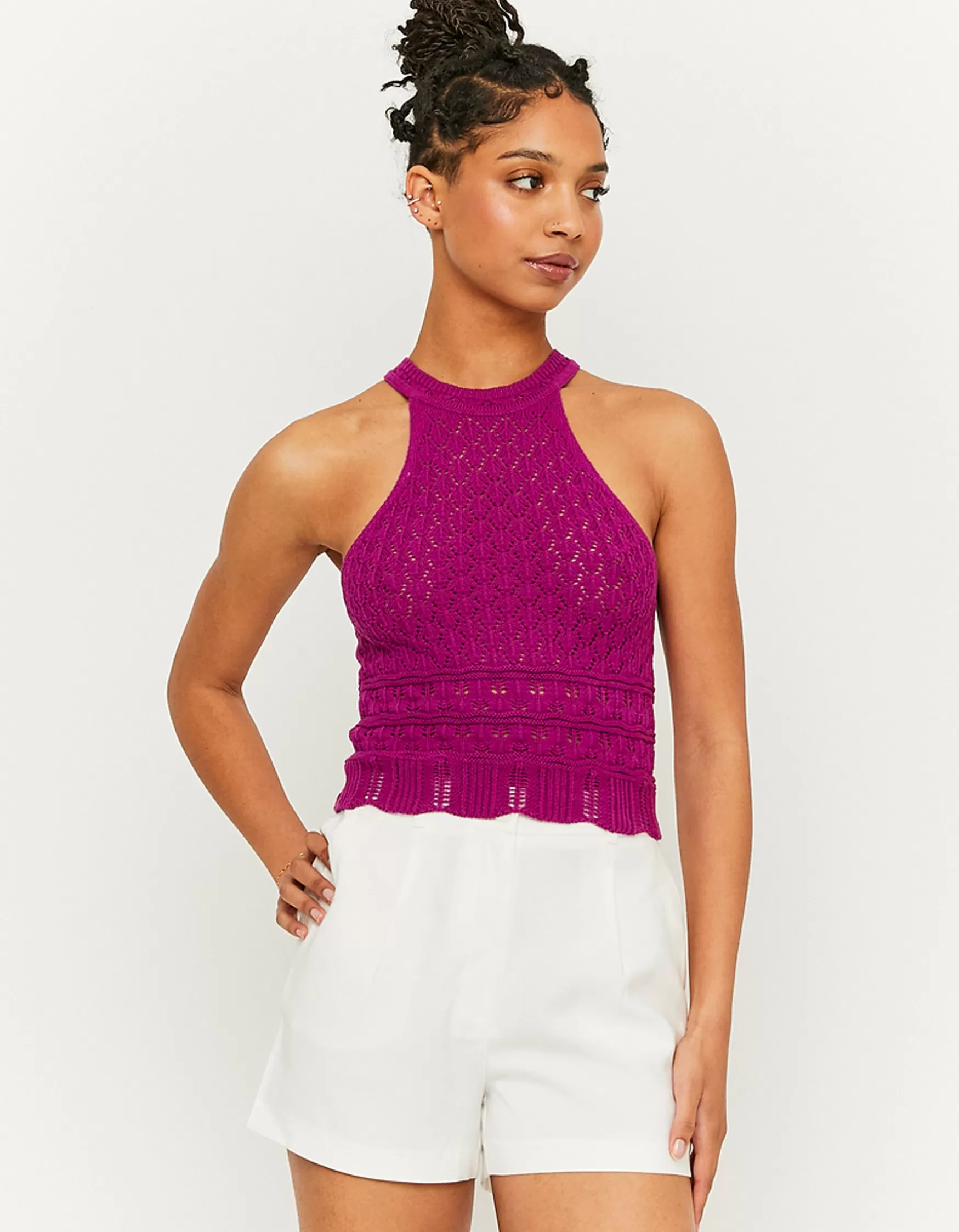 Cheap Short de tailleur taille haute Shorts