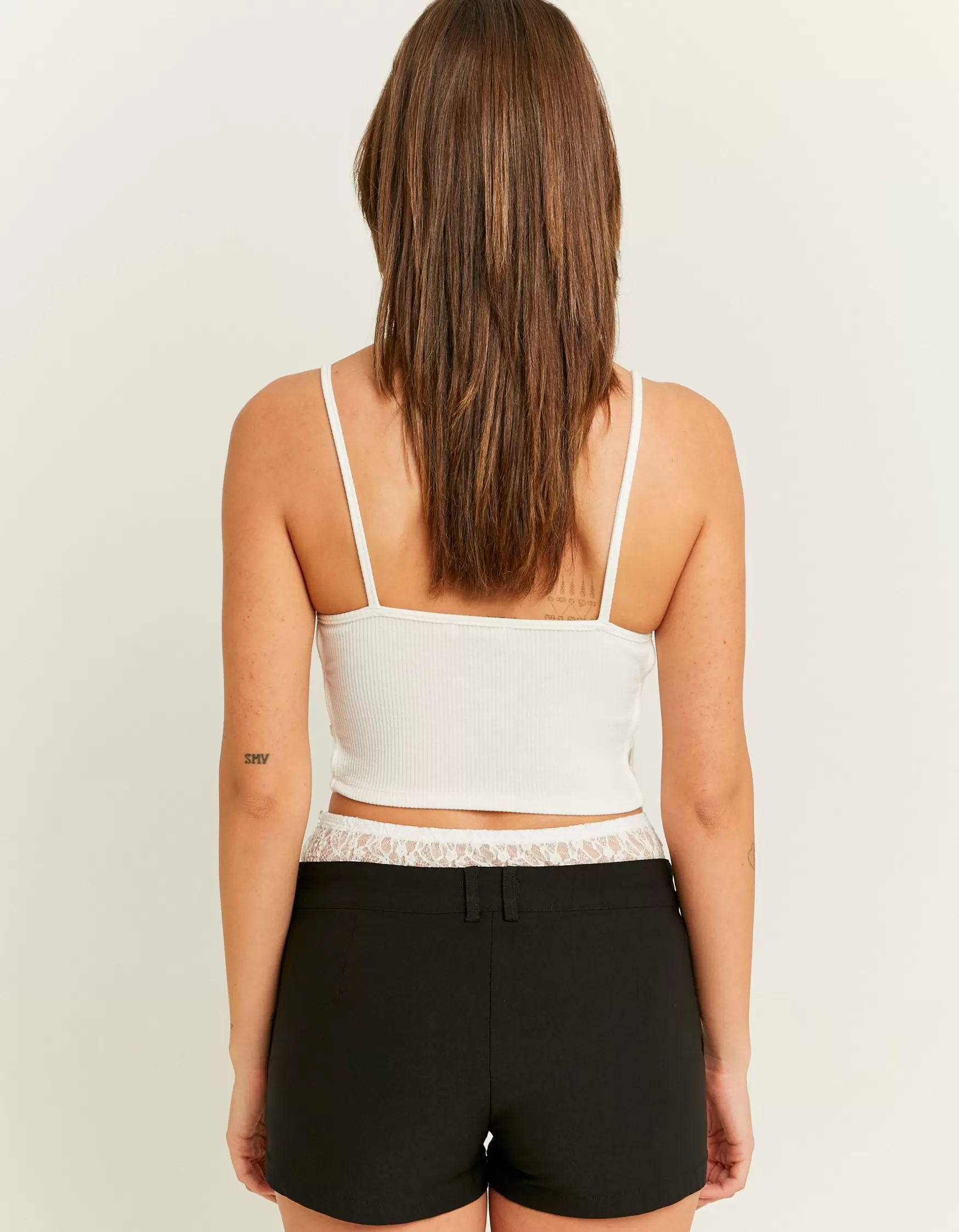 Cheap Short avec Taille en Dentelle Shorts